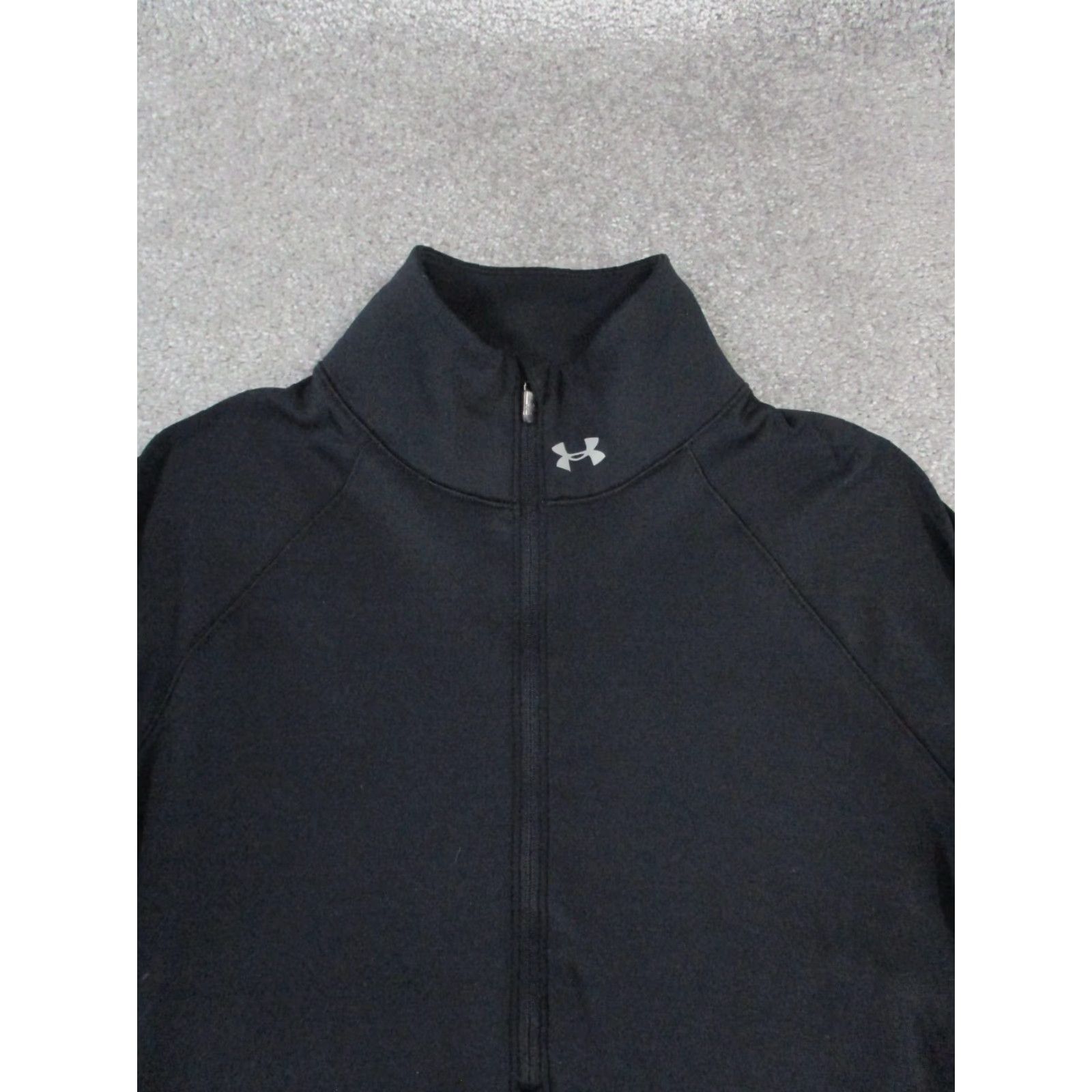 Under Armour Under Armour Jacket Track Jacket Womens Large Black Cold Gear Running Athletic Gym & Training 90s? Mens? No gender at end: Womens Size L / US 10 / IT 46 - 2 Thumbnail