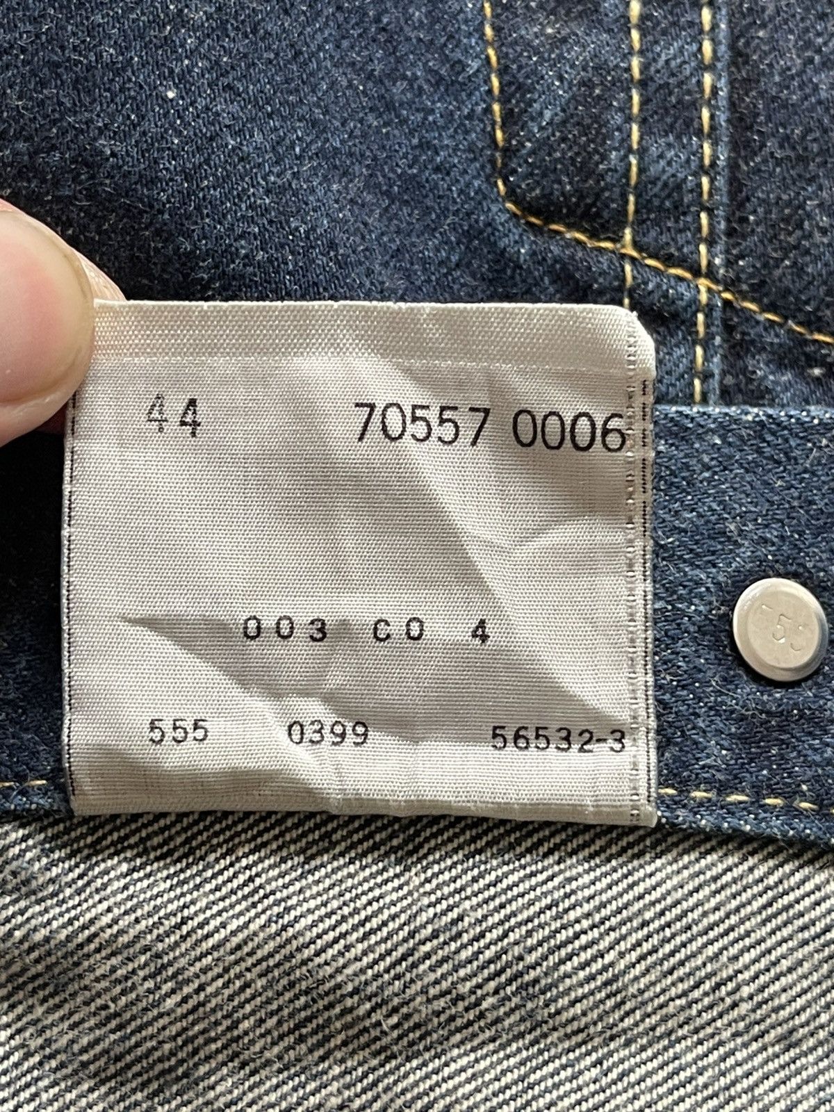 Levi's Vintage Clothing Levis 557 XX Big E Button 555 Tracker Jacket Size US L / EU 52-54 / 3 - 17 Thumbnail