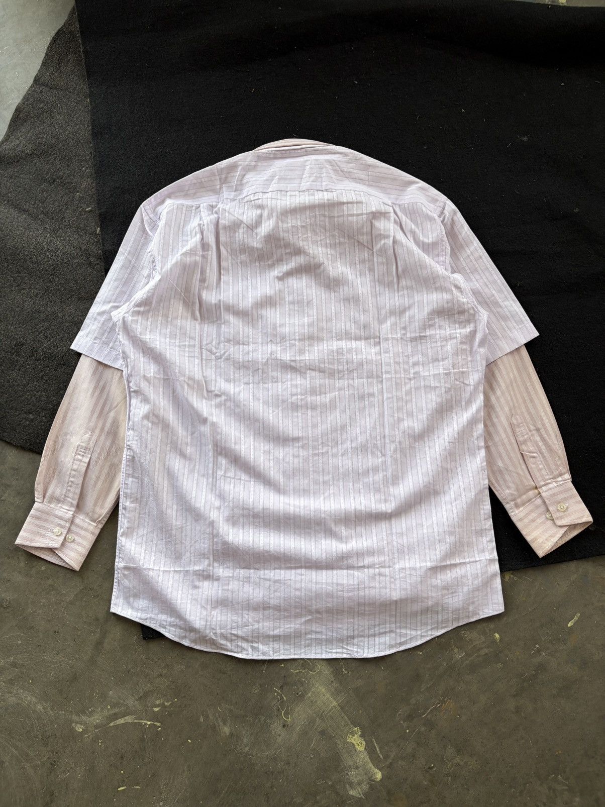 Balenciaga Balenciaga double layered vintage shirt button Size US L / EU 52-54 / 3 - 3 Thumbnail