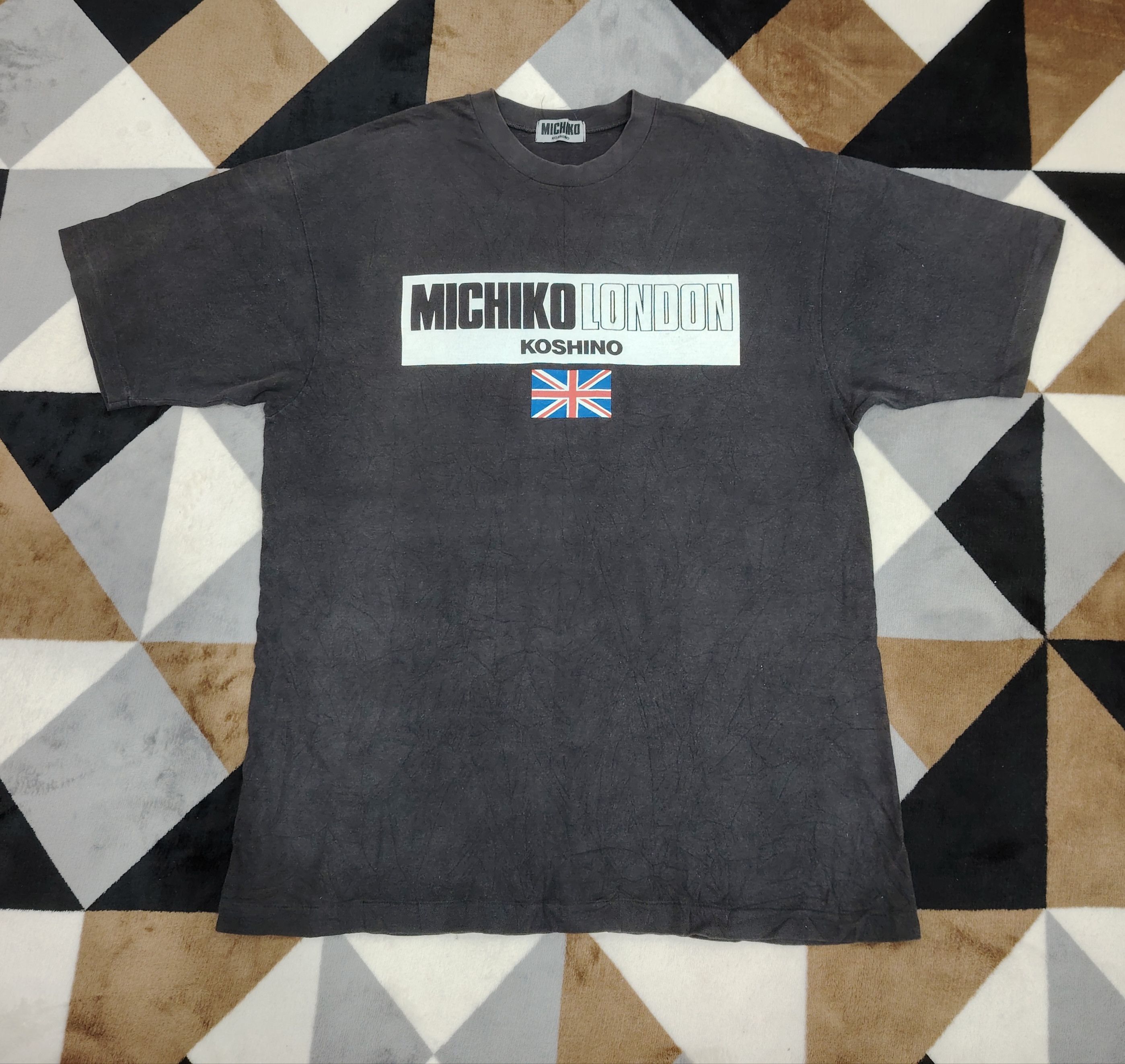 Japanese Brand × Michiko Koshino London Vintage 90's Michiko Koshino London T shirt Size US L / EU 52-54 / 3 - 1 Thumbnail