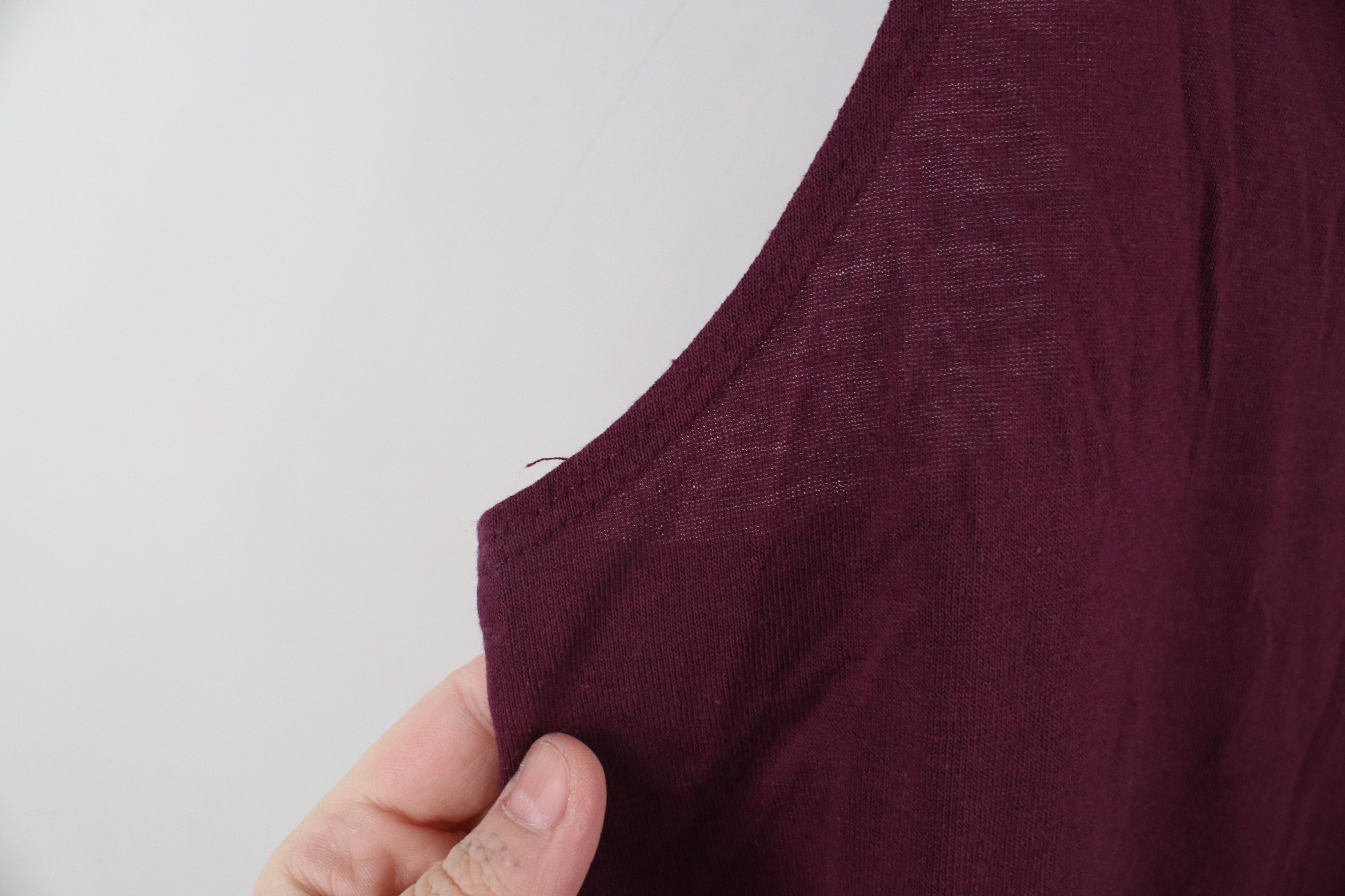 Vintage Vintage 90s Streetwear Blank Tank Top T-Shirt Purple USA Size L / US 10 / IT 46 - 6 Thumbnail