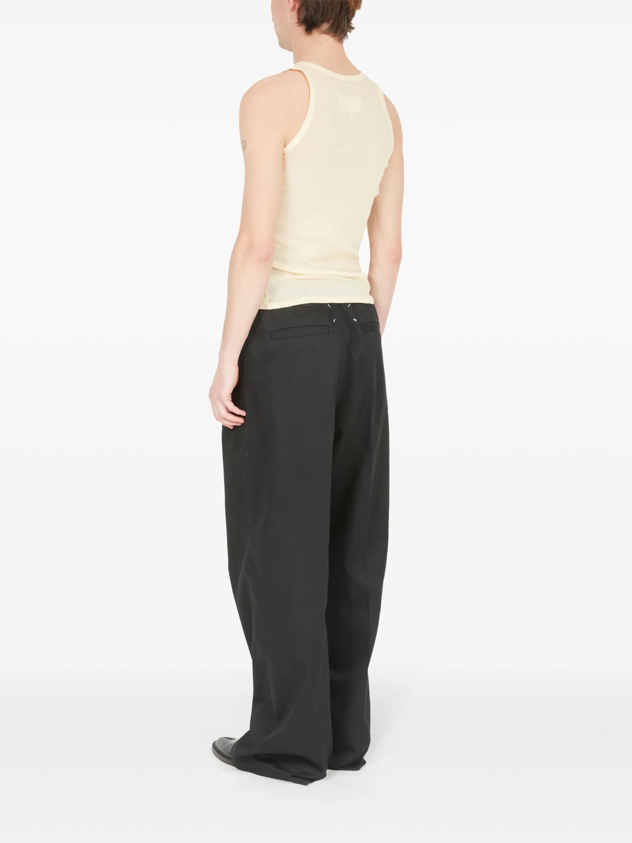 Maison Margiela oc11z0925 Round-neck Tank Top in Light Beige Size US M / EU 48-50 / 2 - 5 Thumbnail