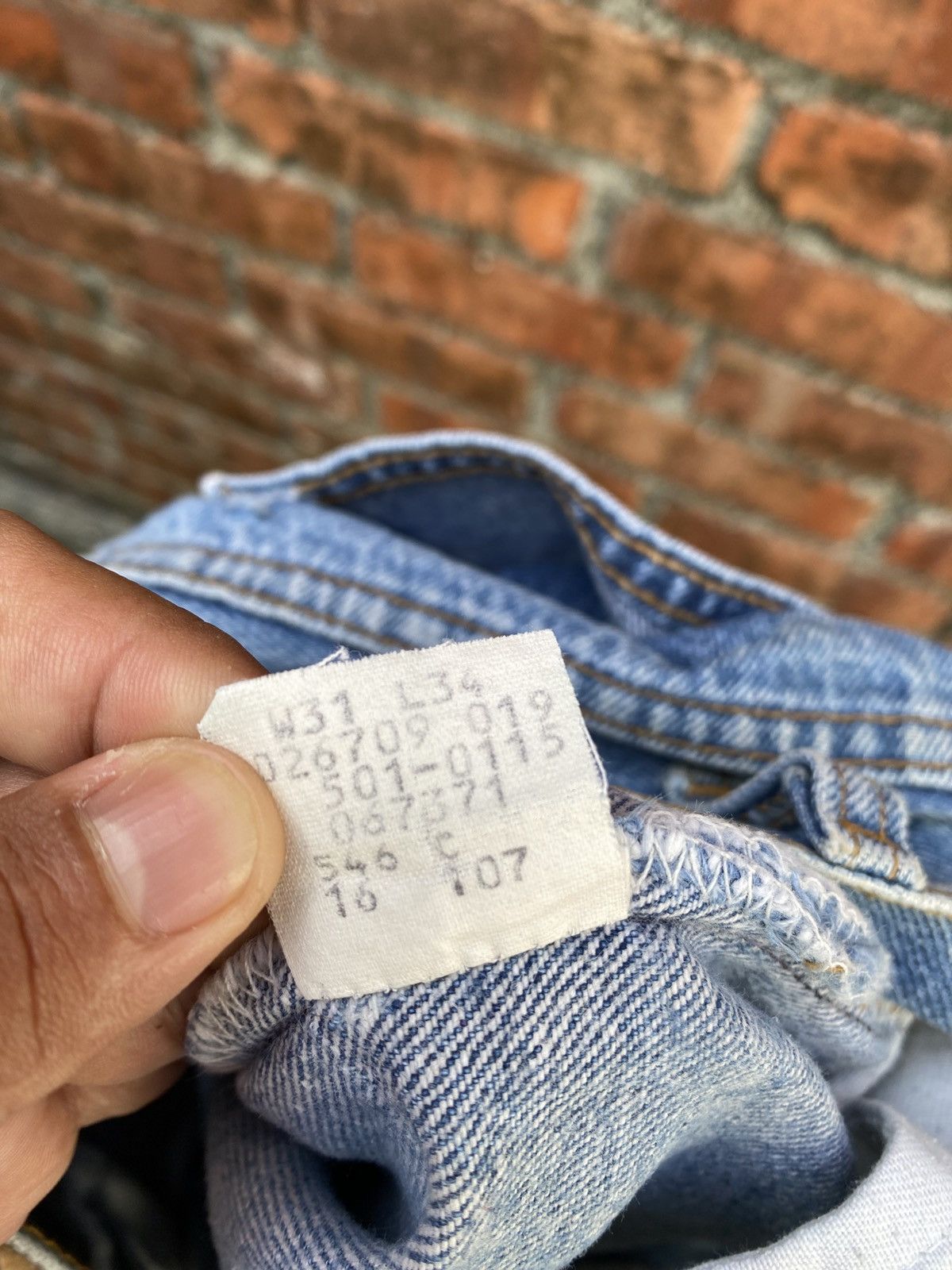 Levi's Vintage Clothing W30x33 Vintage levi's 501 made in USA faded Size US 31 - 7 Thumbnail