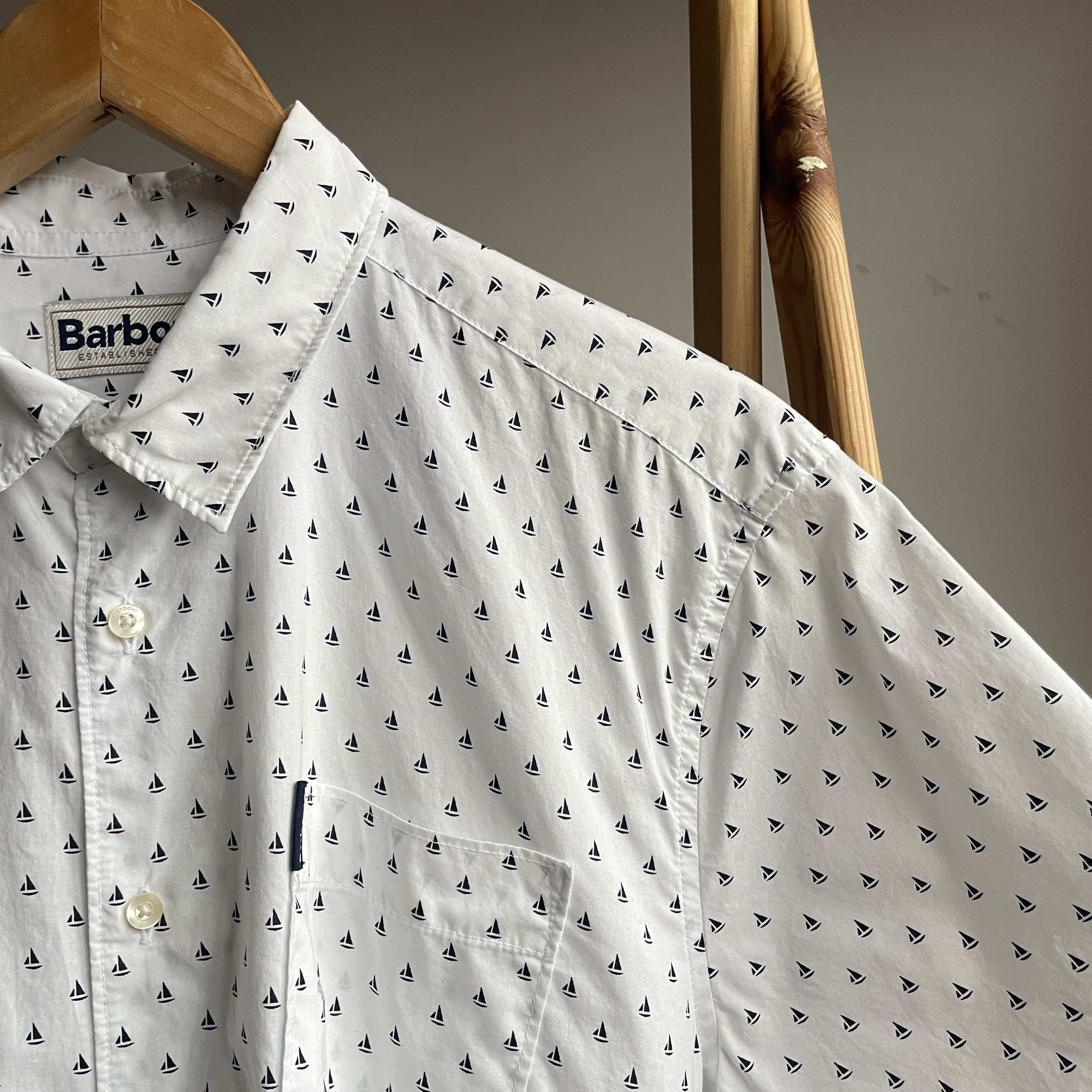 Barbour Barbour Summer Print Short Sleeve Shirt Size M Size US M / EU 48-50 / 2 - 4 Thumbnail