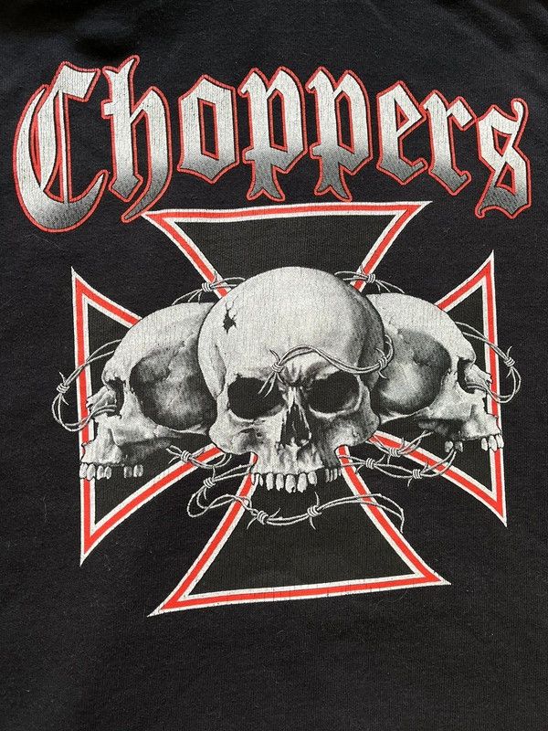 Fruit Of The Loom West Coast Choppers x Fruit of the Loom Skulls Zip Hoodie Size US XXL / EU 58 / 5 - 10 Thumbnail