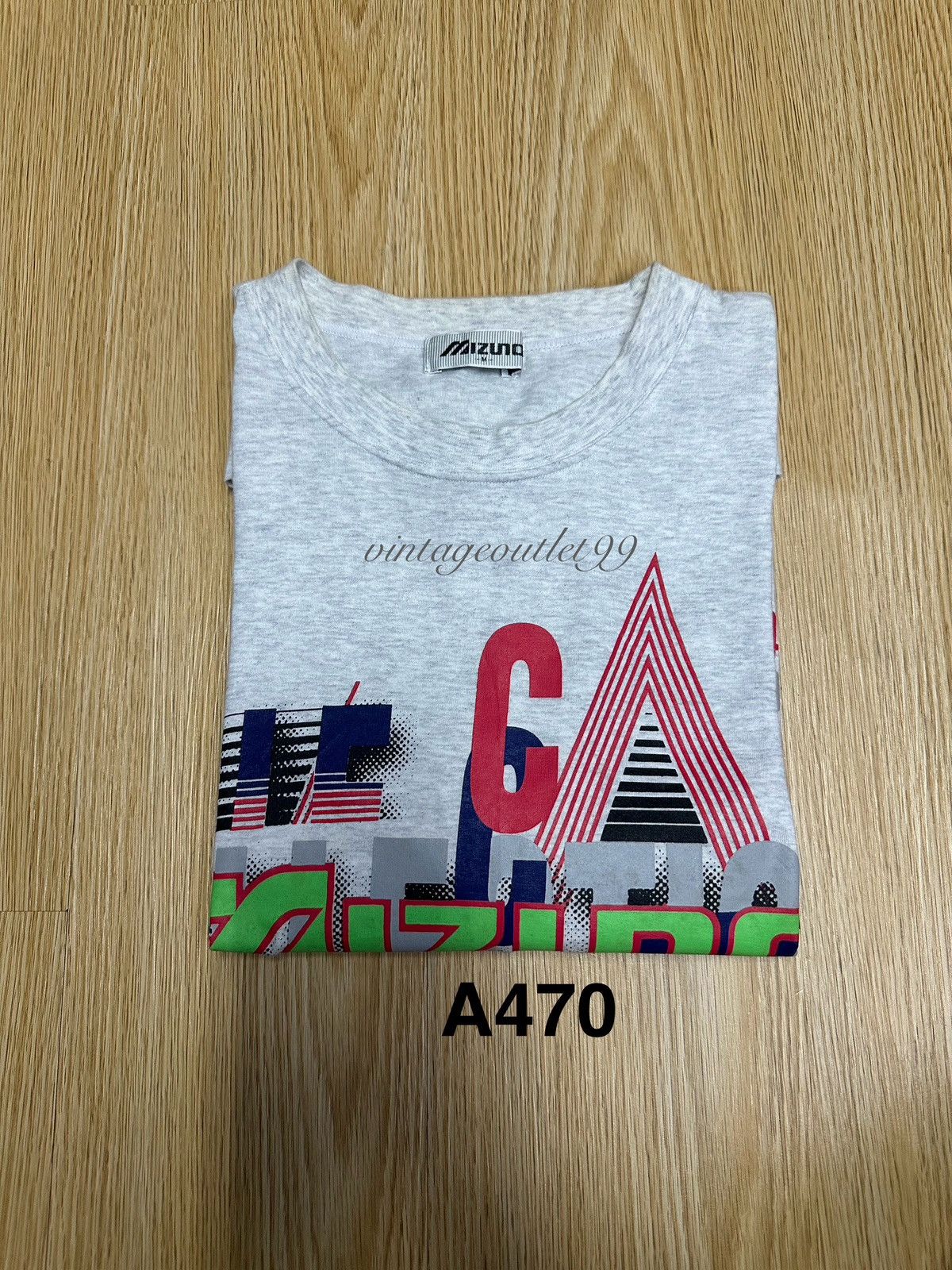 Mizuno Vintage Mizuno Collection Single Stitch Tshirt A470 Size US M / EU 48-50 / 2 - 11 Thumbnail