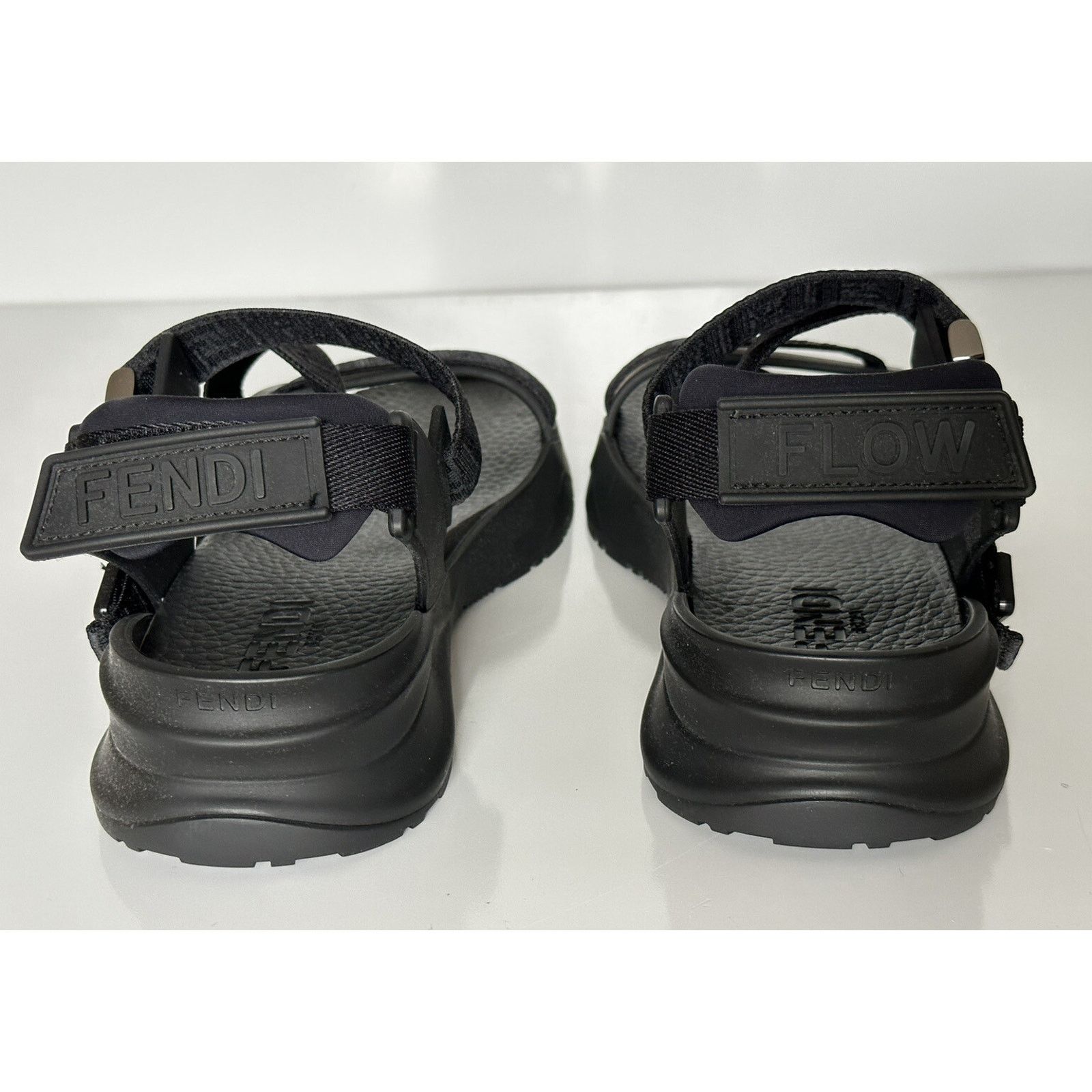 Fendi Fendi Men's FF Strapped Black Sandals 12 US/ 11 UK 7X1503 Size US 11 / EU 44 - 11 Thumbnail