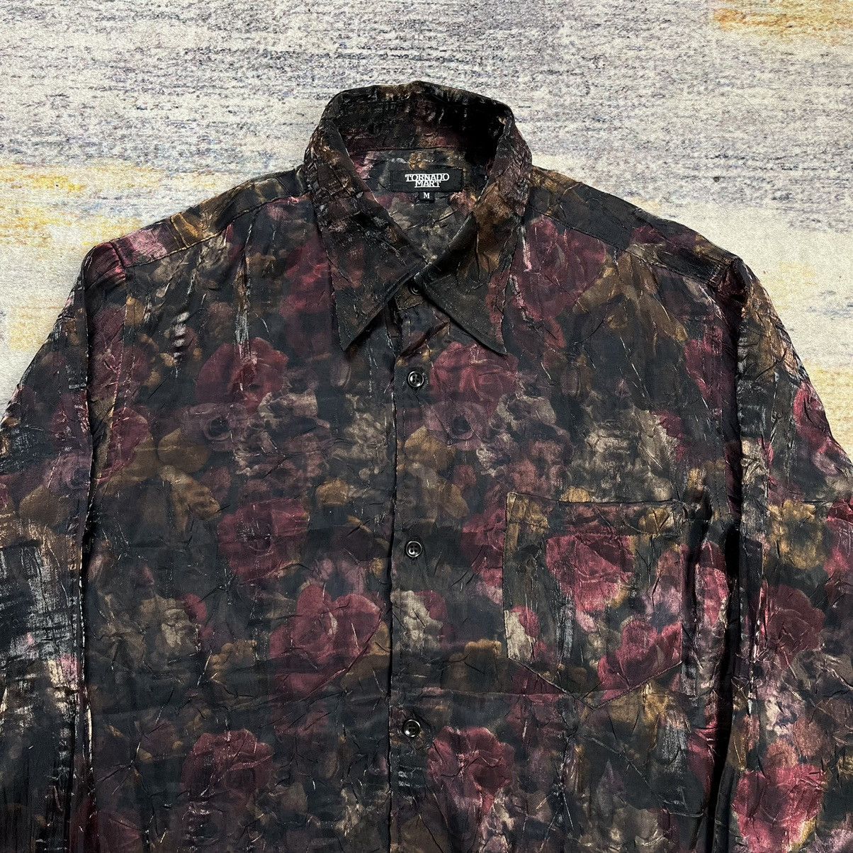 14th Addiction × Le Grande Bleu (L.G.B.) × Tornado Mart Tornado Mart japan flower iridescent wrinkle shirt Size US M / EU 48-50 / 2 - 3 Thumbnail