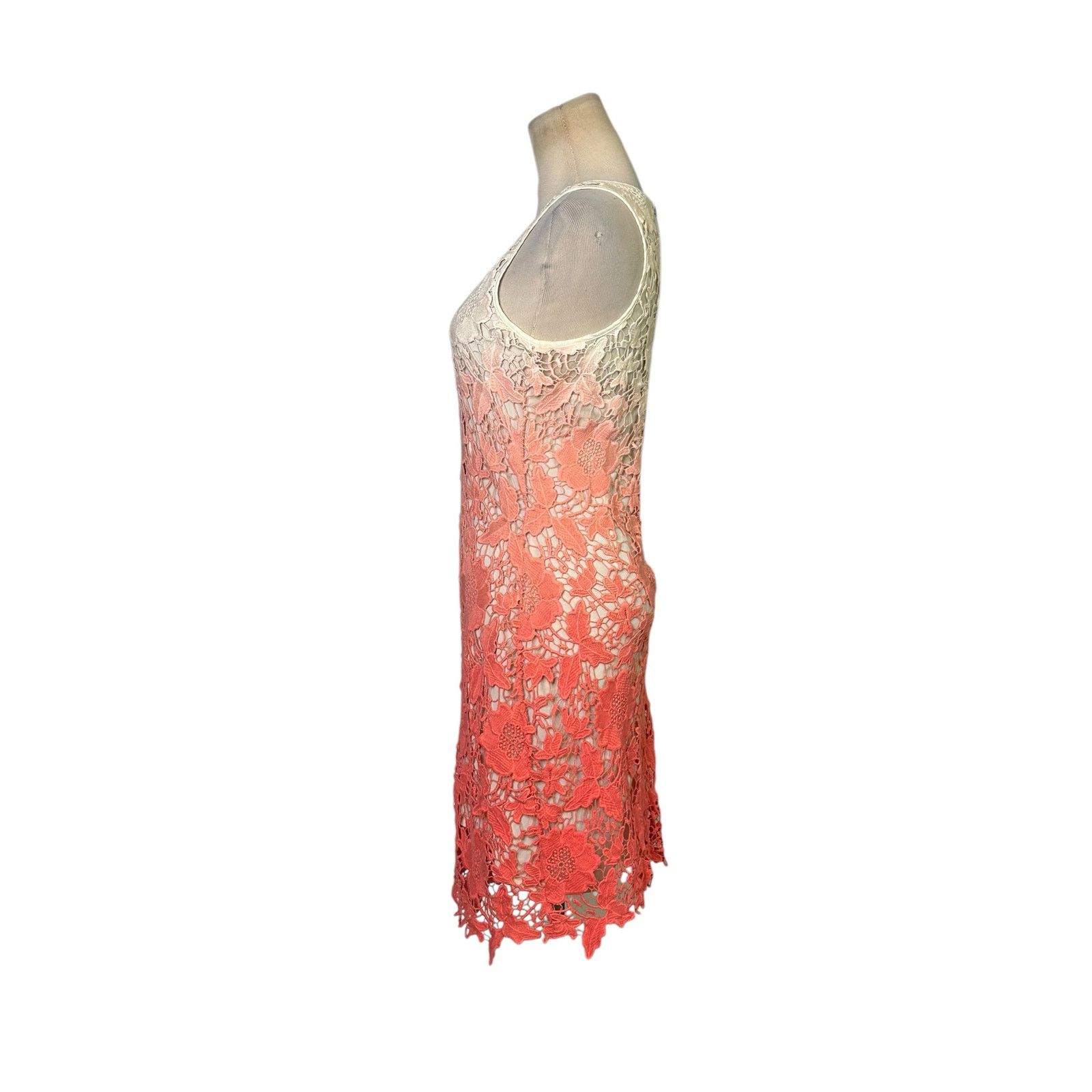 Buffalo David Bitton Buffalo cream melon ombre eyelet mini dress size Small Size S / US 4 / IT 40 - 8 Thumbnail