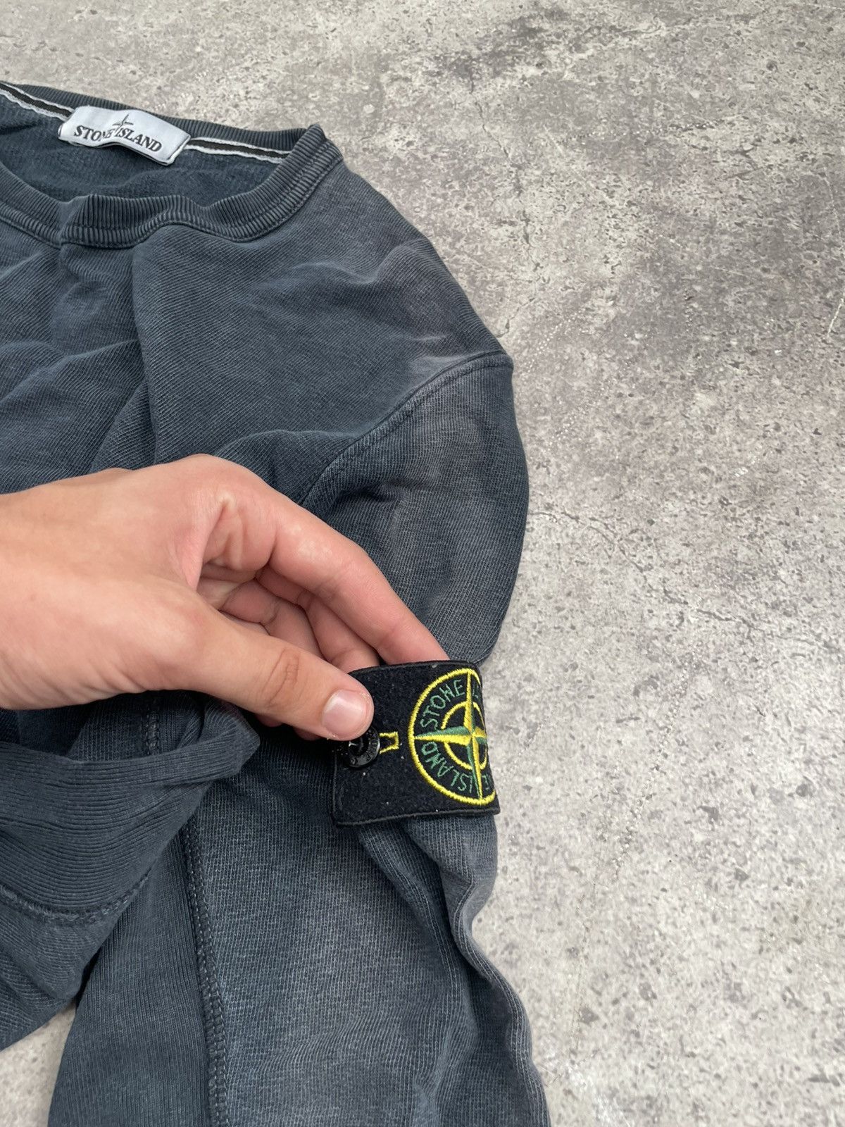 Stone Island Stone Island Sweatshirt Faded Crew Neck Sweater Y2K Rare Size US M / EU 48-50 / 2 - 8 Thumbnail