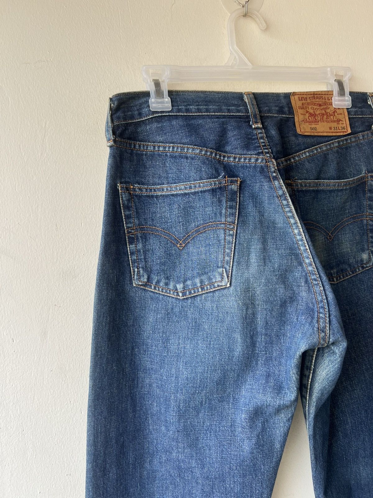 Levi's Vintage 1997 Levi’s 502 XX Big E Denim Selvedge Jeans Size US 30 / EU 46 - 19 Thumbnail