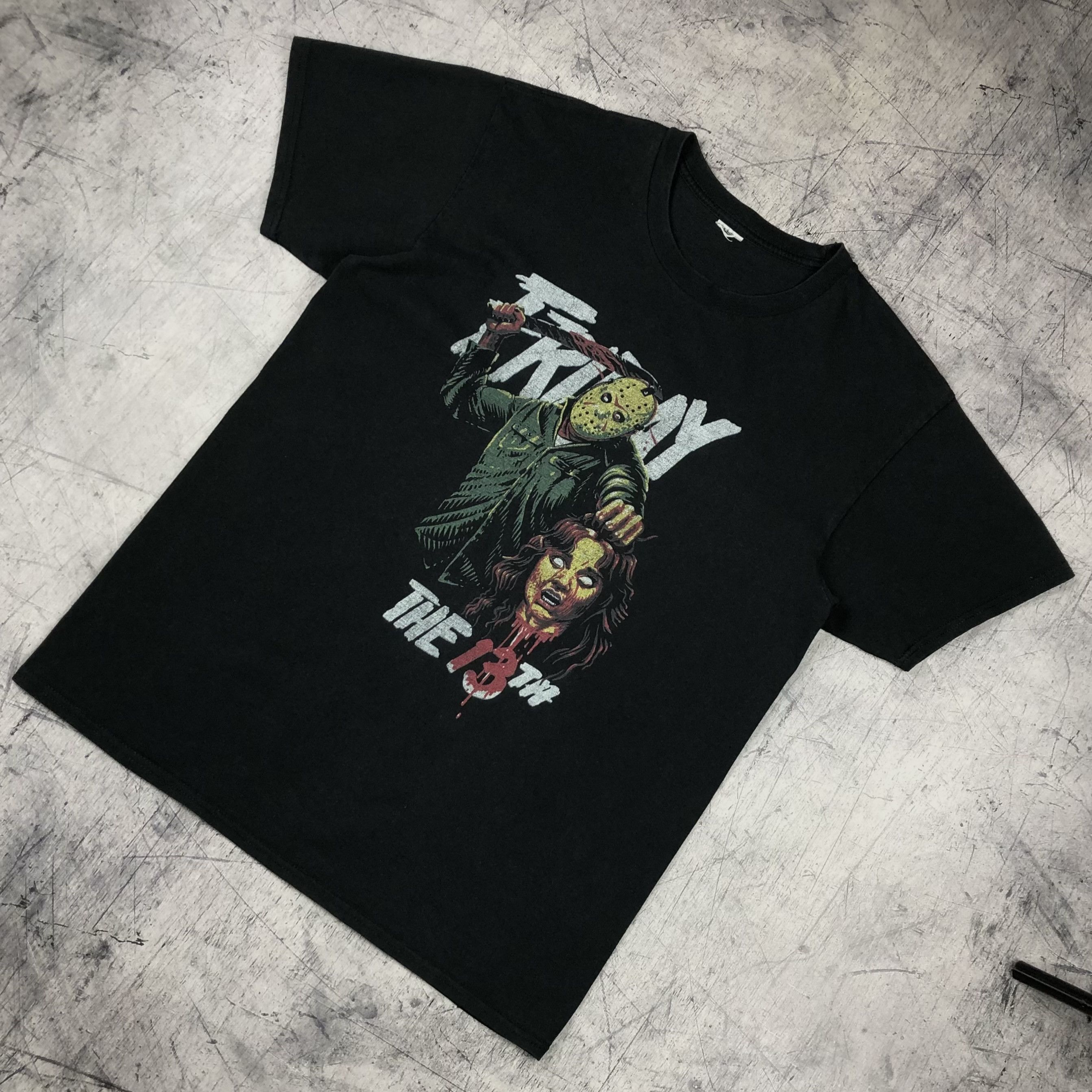Expert Horror Friday The 13th Jason Horror Scary Tee Size US M / EU 48-50 / 2 - 3 Thumbnail