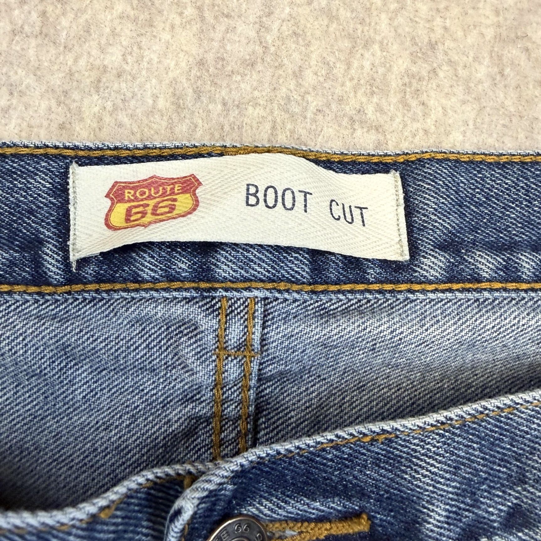 Route 66 Route 66 Jeans Mens 36x30 Blue Boot Cut Denim Medium Wash Classic 5 Pocket Size US 36 / EU 52 - 4 Thumbnail