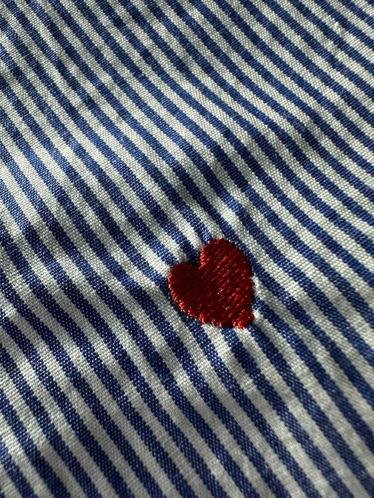 Moschino × Vintage 🚨MOSCHINO Vintage WITH LOGO STRIPED Button Up Shirt HEART Size US M / EU 48-50 / 2 - 7 Thumbnail