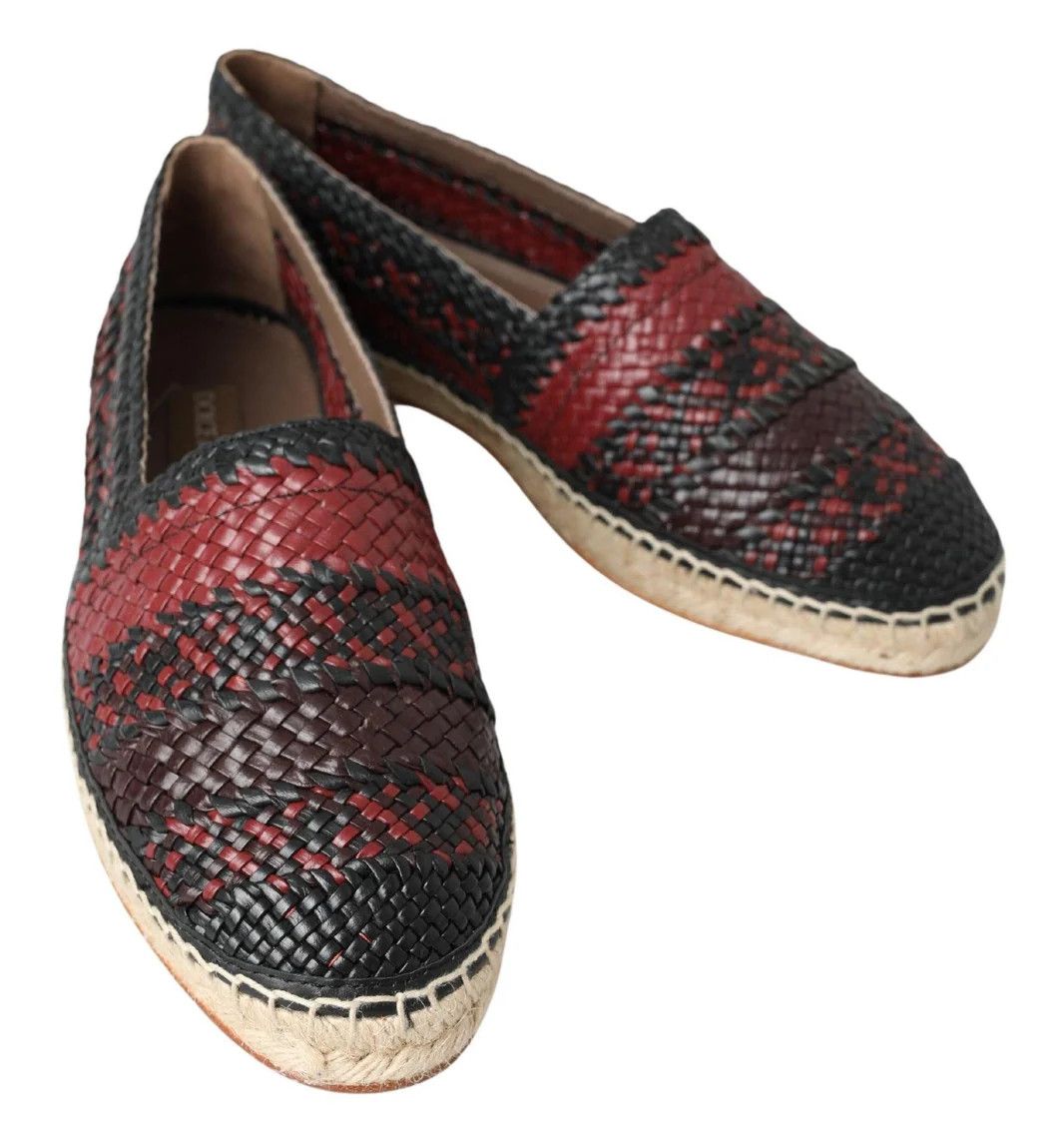 Dolce & Gabbana o1y0125 Leather Espadrilles in Multicolor Size US 7 / EU 40 - 5 Thumbnail