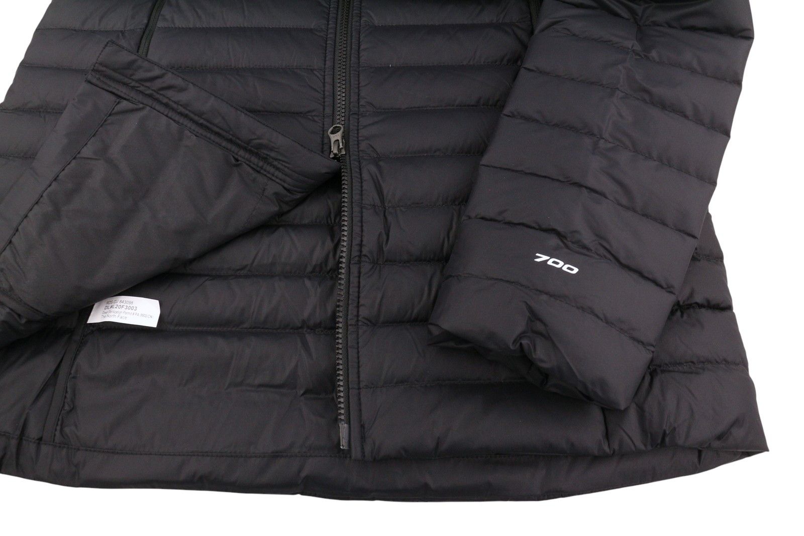 The North Face M Black 700 Down Hooded Jacket 87268 Size M / US 6-8 / IT 42-44 - 6 Thumbnail