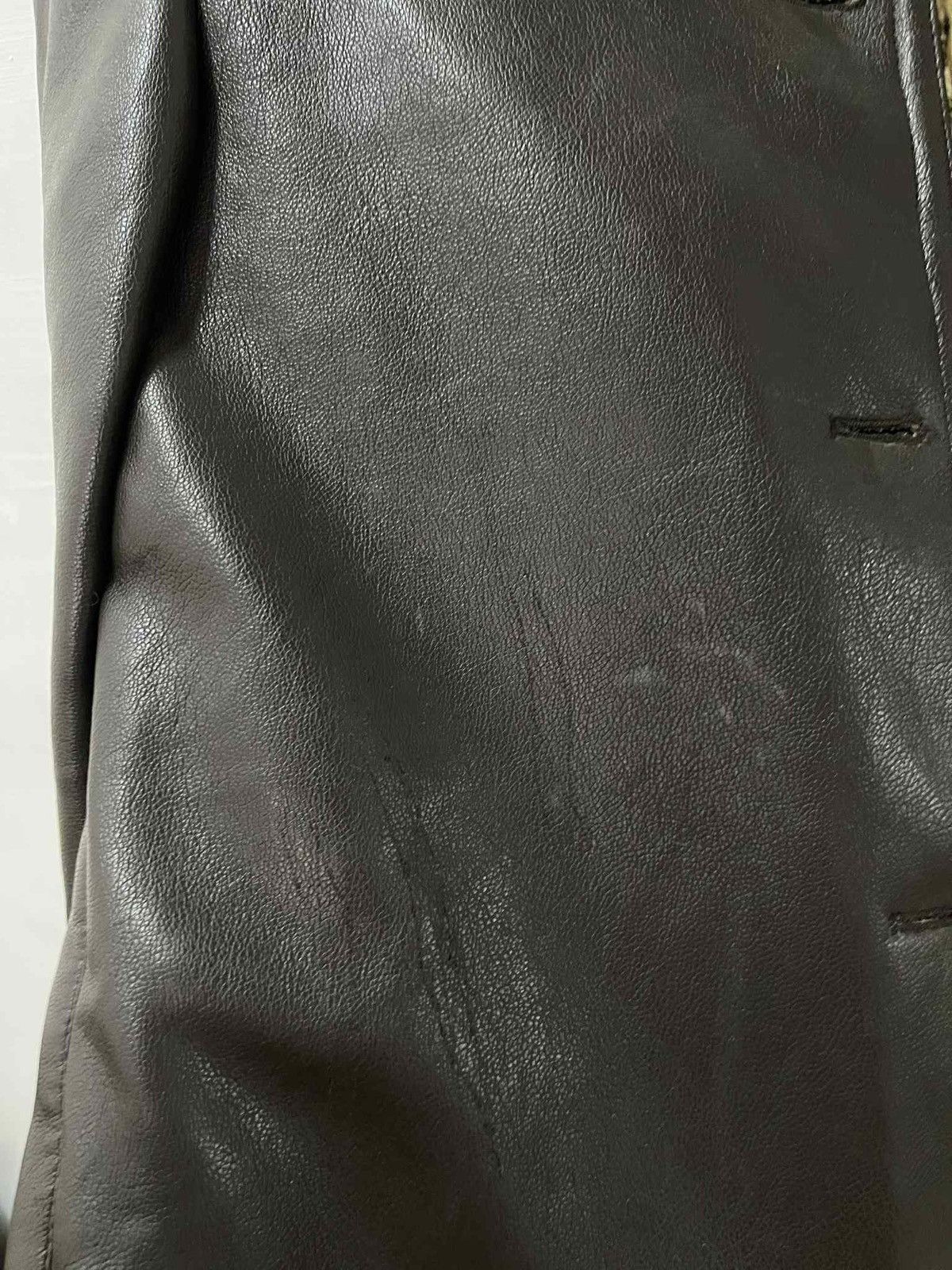 Versace AW 1996 ISTANTE FOR VERSACE LEATHER LEOPARD LONG JACKET Size S / US 4 / IT 40 - 7 Thumbnail