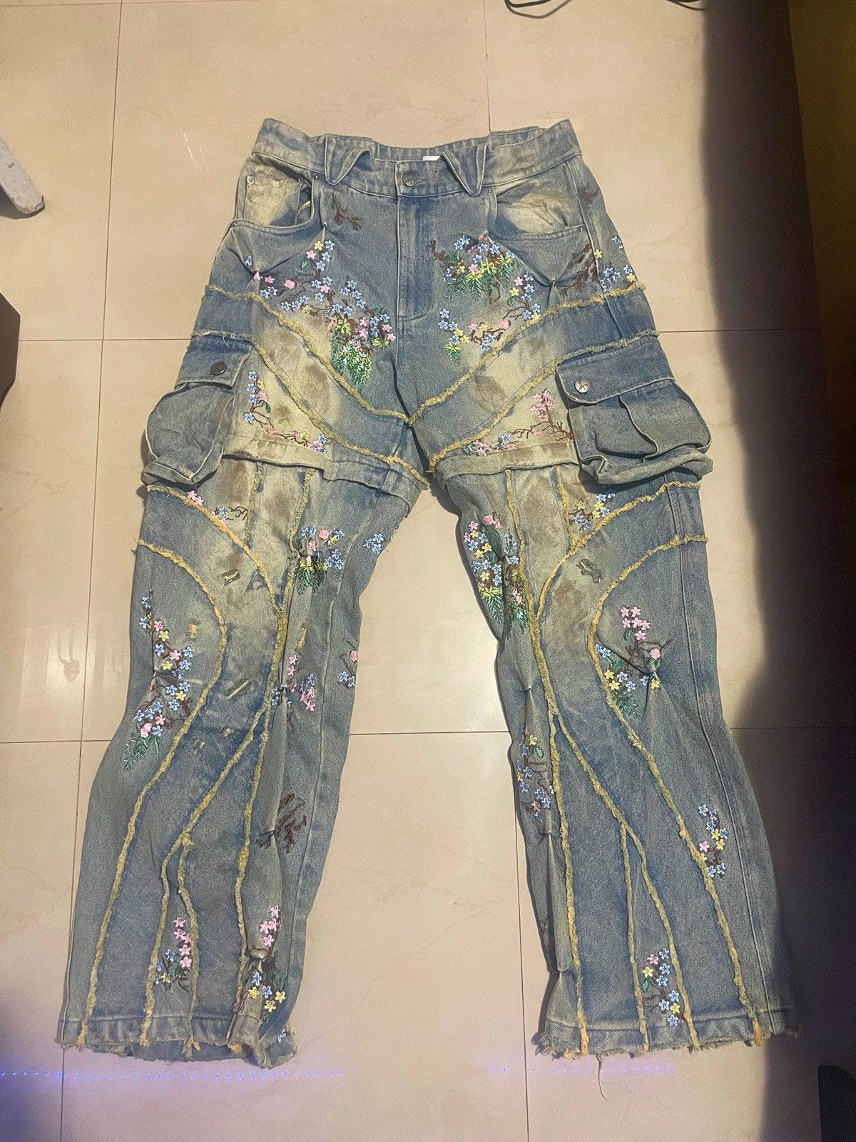 Bad Son BADSON COUNTRYSIDE ‘OVERGROWTH’ CONVERTIBLE DENIM PANTS Size US 34 / EU 50 - 2 Thumbnail