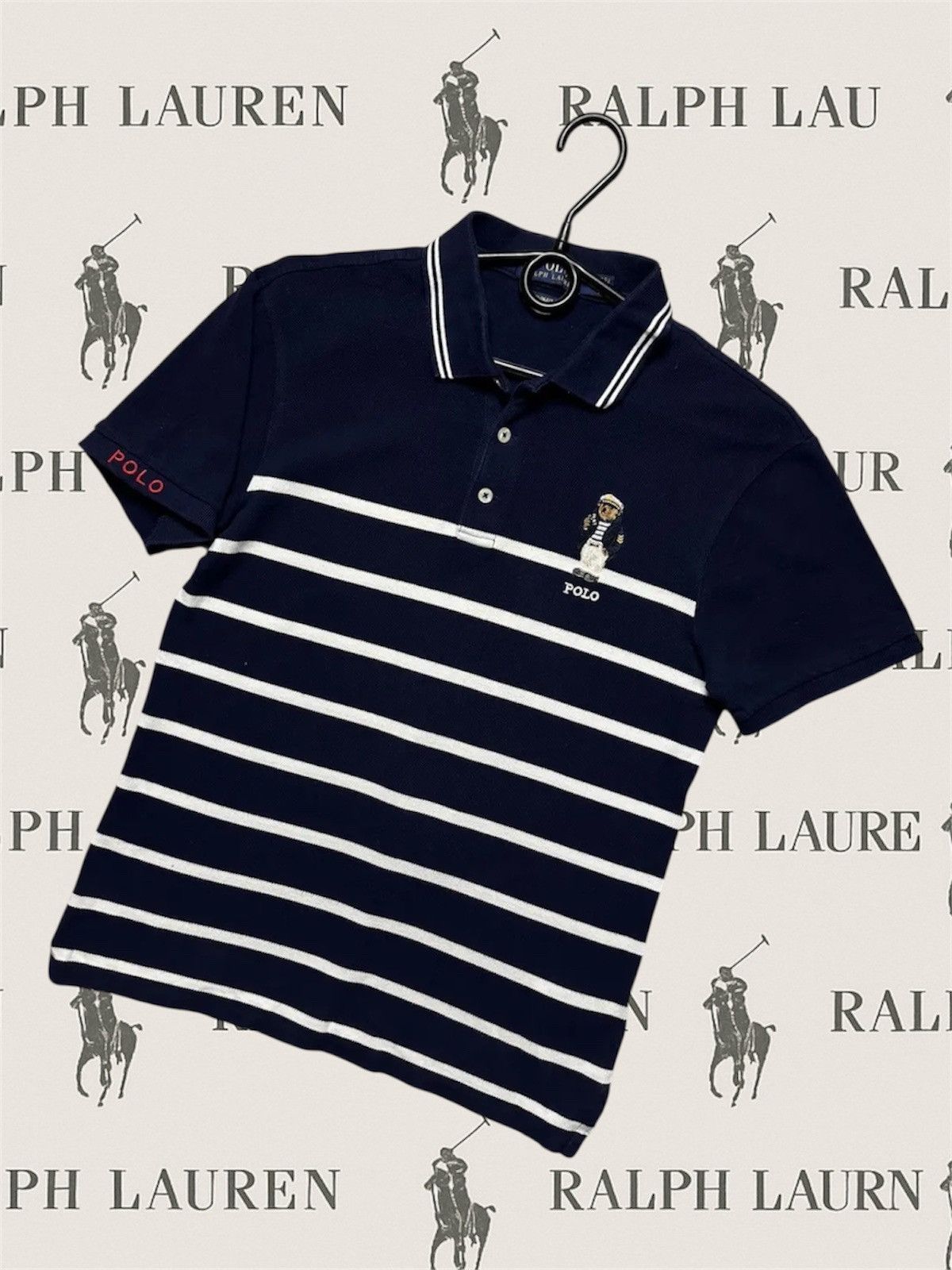 Ralph Lauren Polo Bear Ralph Lauren size S striped big logo Size US S / EU 44-46 / 1 - 1 Thumbnail