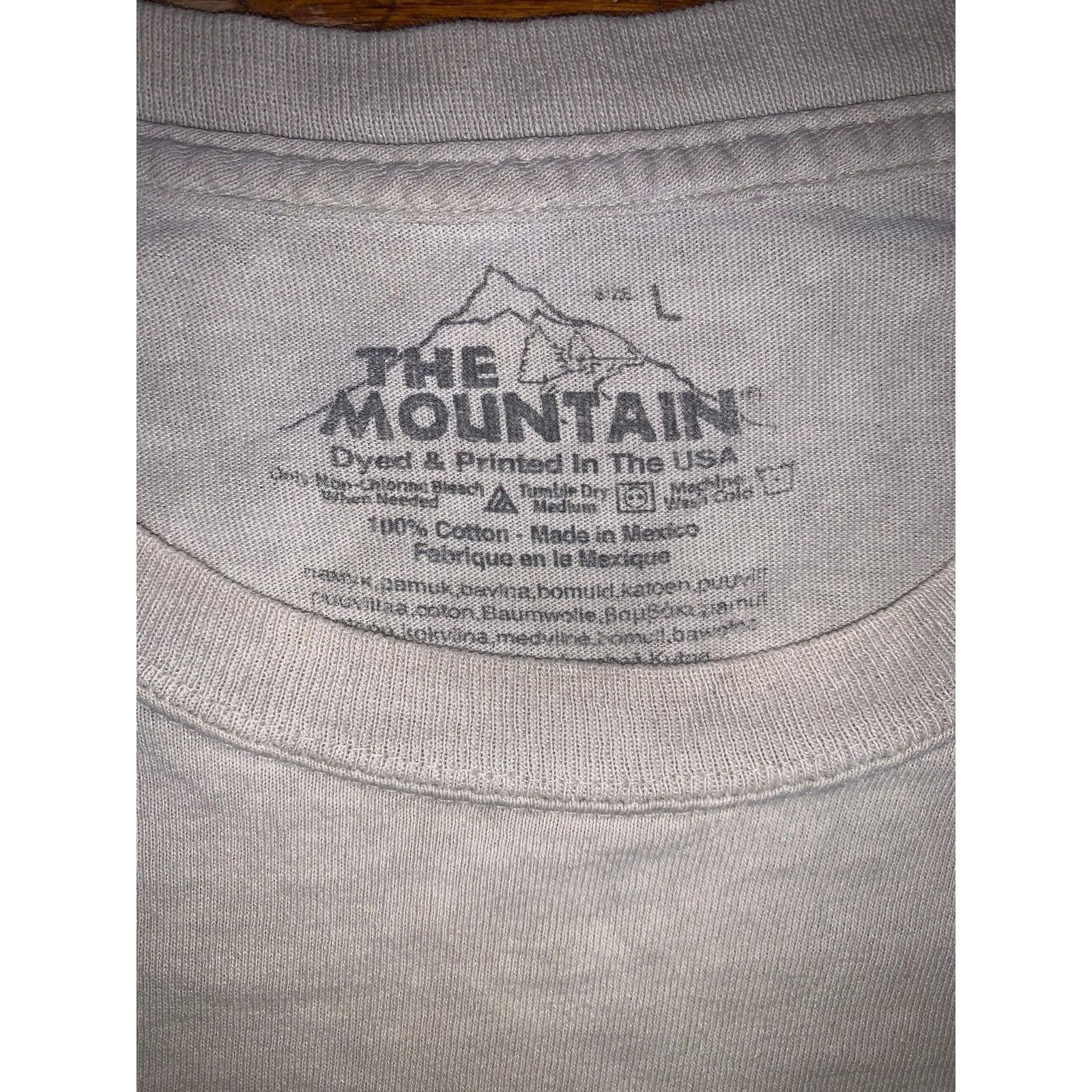 The Mountain The Mountain Buffalo Graphic T Shirt Large Nature Beige Size US L / EU 52-54 / 3 - 5 Thumbnail