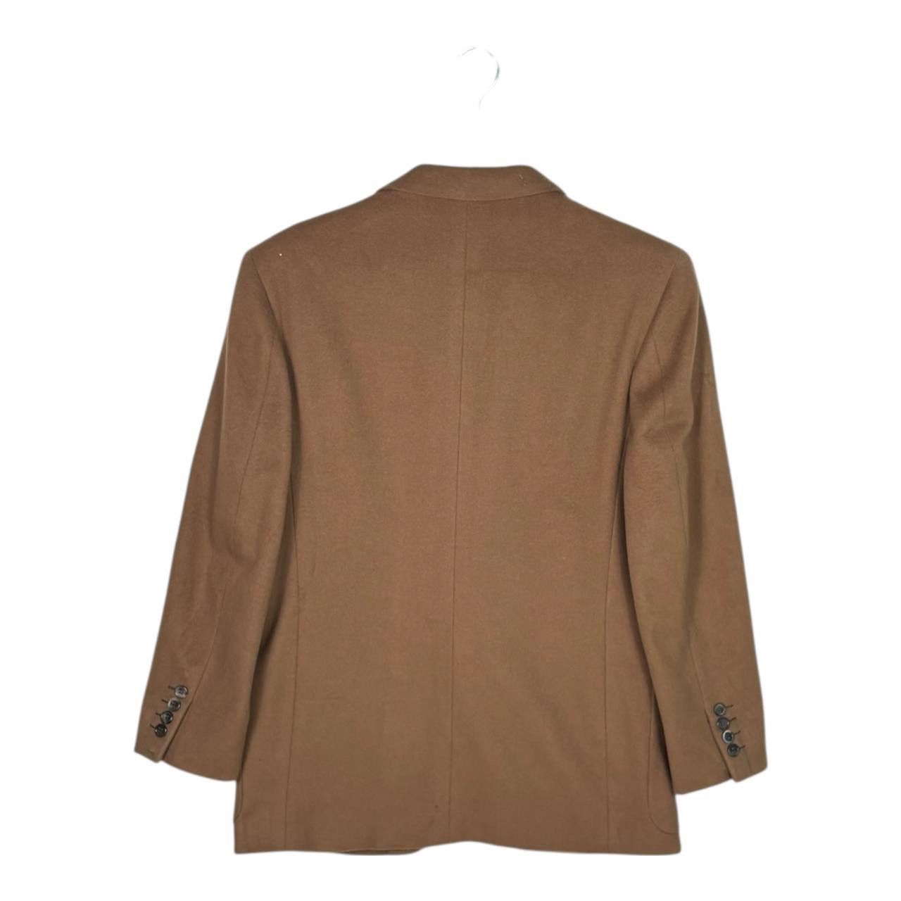 Calvin Klein Vtg Calvin Klein 100% Cashmere Blazer Japan Archive Brown M Size 38R - 2 Thumbnail