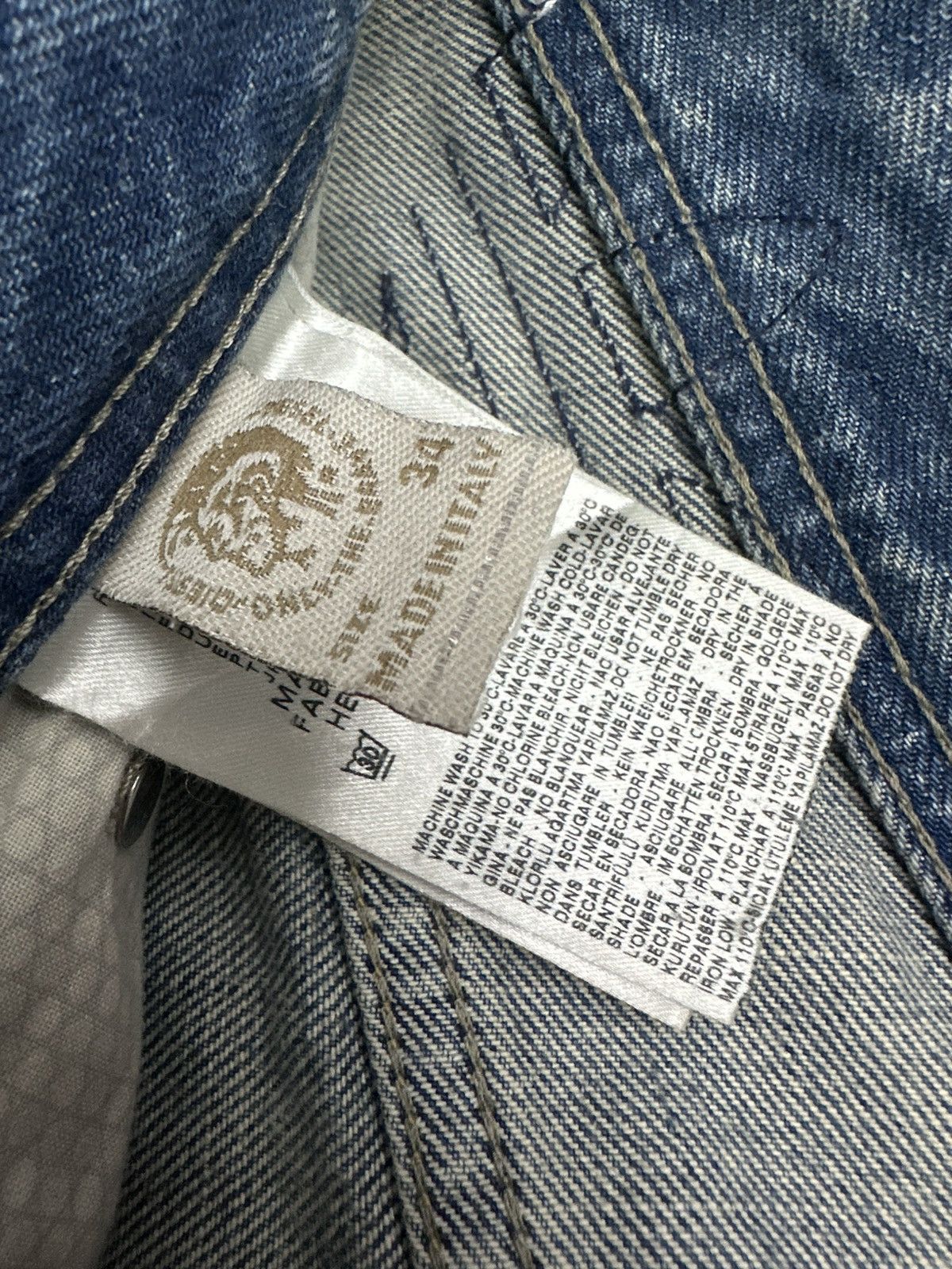 Diesel Diesel x Adidas Vintage Denim Jeans Rare Japan Style Size US 34 / EU 50 - 9 Thumbnail