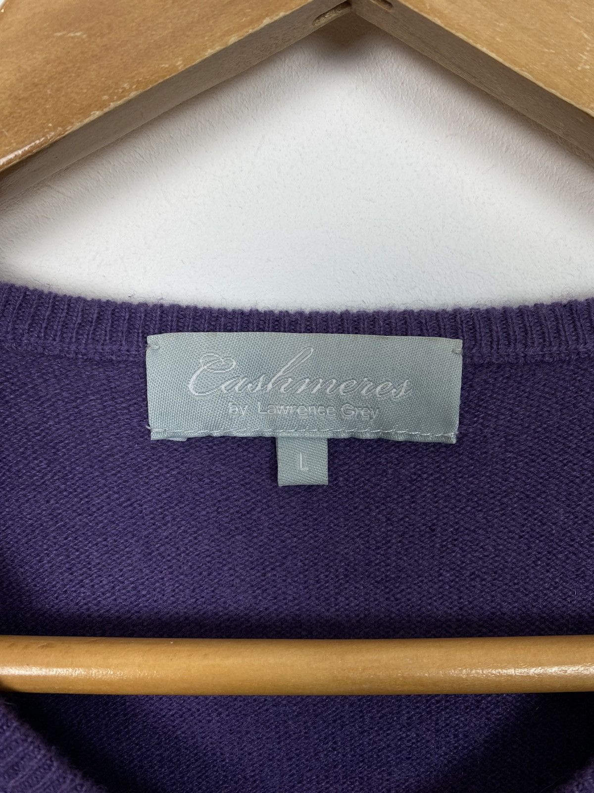 Marks & Spencer Cashmere By Lawrence Grey Mens Jumper Sweater 100% Cashmere Size US L / EU 52-54 / 3 - 3 Thumbnail