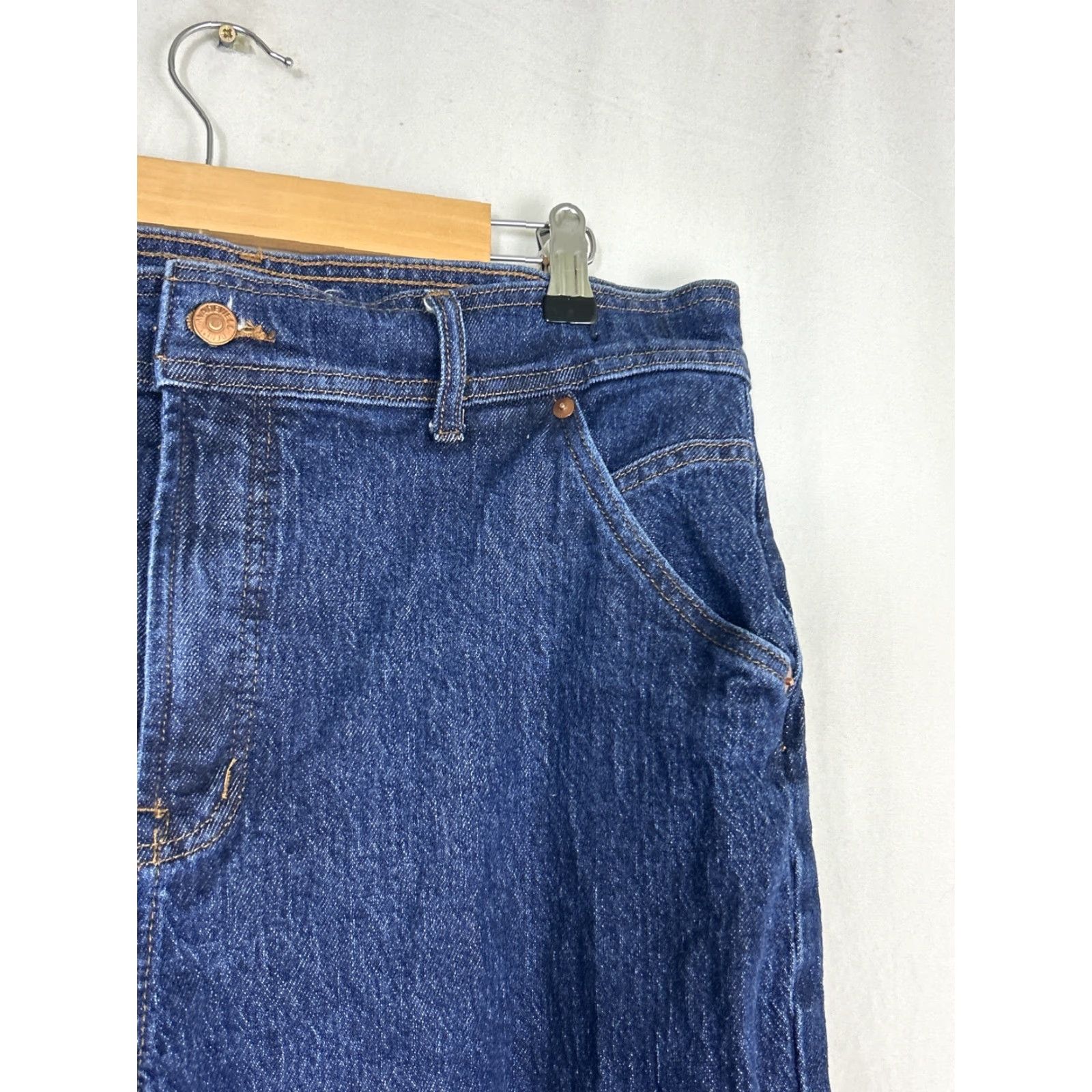Madewell Madewell Jeans Women's Slim 5-Pocket Denim Dark Blue Fade Stretch 36x28 Adult Regular 32 Color Blue Size 24" / US 00 / IT 34 - 5 Thumbnail