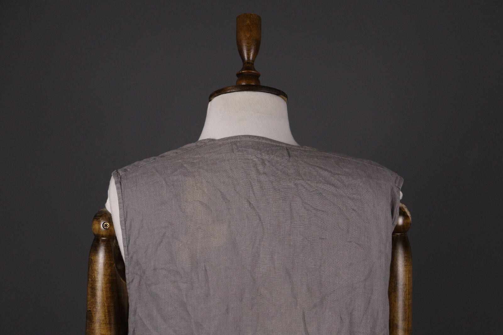 Other Elemente Clemente Gray Linen Designer Tank Top Shirt Size 2 Size M / US 6-8 / IT 42-44 - 6 Thumbnail