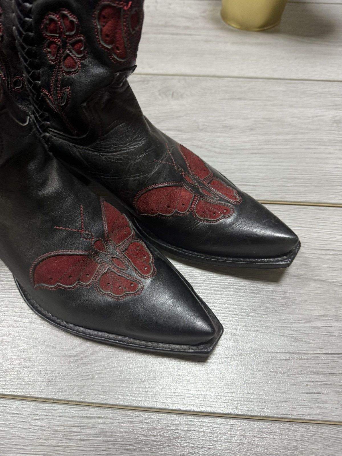 Sendra Sendra vintage leather patterns western rodeo cowboy floral Size US 8.5 / EU 41-42 - 2 Thumbnail