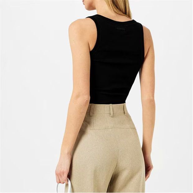 Jacquemus o1g2r1mq1024 Tank Top in Black Size M / US 6-8 / IT 42-44 - 5 Thumbnail