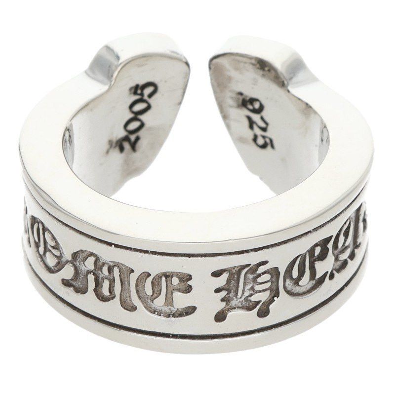 Chrome Hearts Chrome Hearts Large Scroll Label Silver Ring Size ONE SIZE - 1 Thumbnail