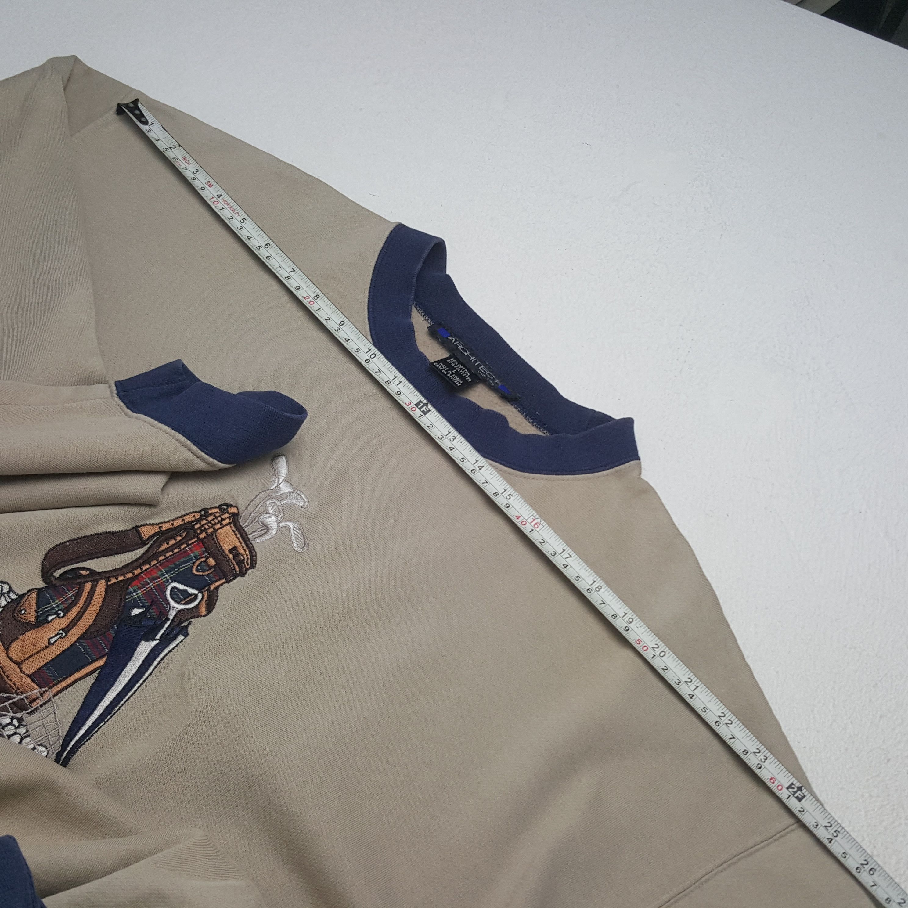 Architect Vintage ARCHITECT Embroidery Golf Sport Sweatshirt C293N17 Size US L / EU 52-54 / 3 - 8 Thumbnail
