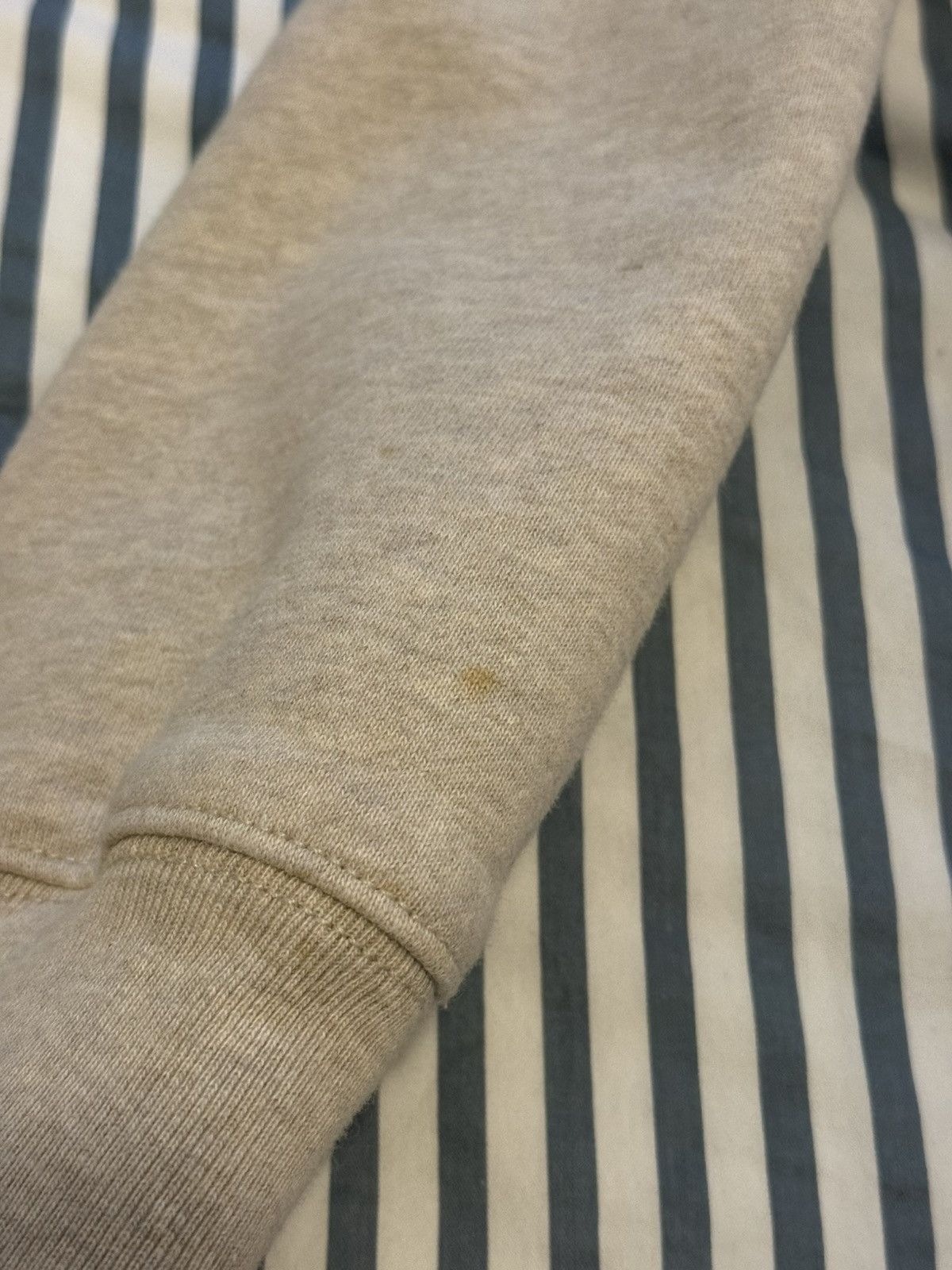 J.Crew J Crew 14oz Brushed Cotton Fleece Hoodie Oatmeal Size S Size US S / EU 44-46 / 1 - 3 Thumbnail