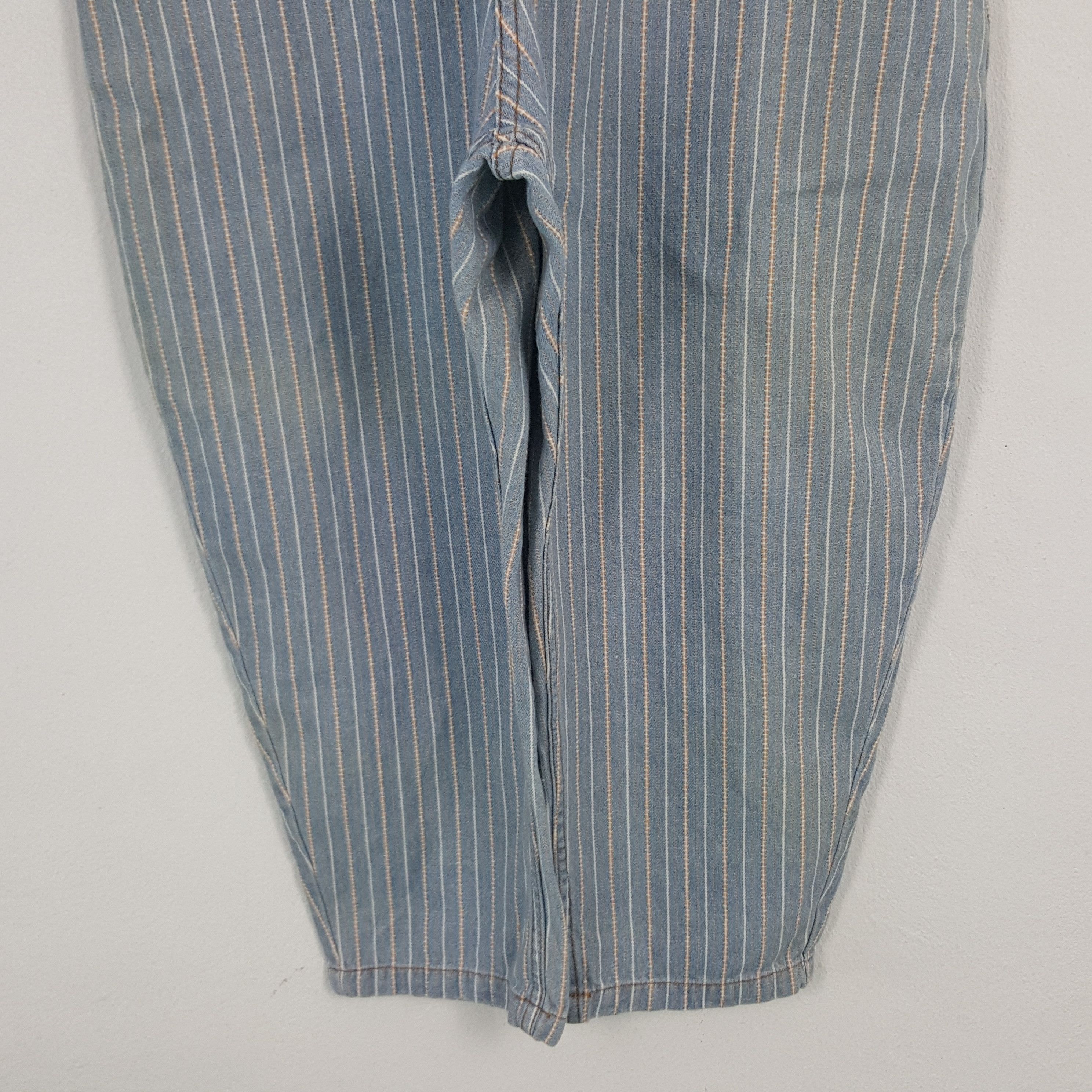 Issey Miyake × Ne-Net × Vintage Vintage Ne-net by Issey Miyake Striped Overall Jacket Size US 38 / EU 54 - 3 Thumbnail
