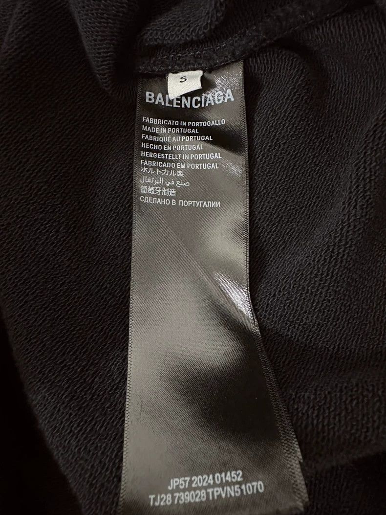 Balenciaga Balenciaga Black Hoodie 2502-Nextarrow Size US S / EU 44-46 / 1 - 7 Thumbnail