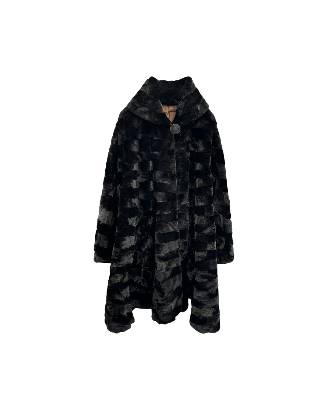 Fendi Fendi AW90 Onice Patchwork Lining Fur Coat Size S / US 4 / IT 40 - 1 Thumbnail