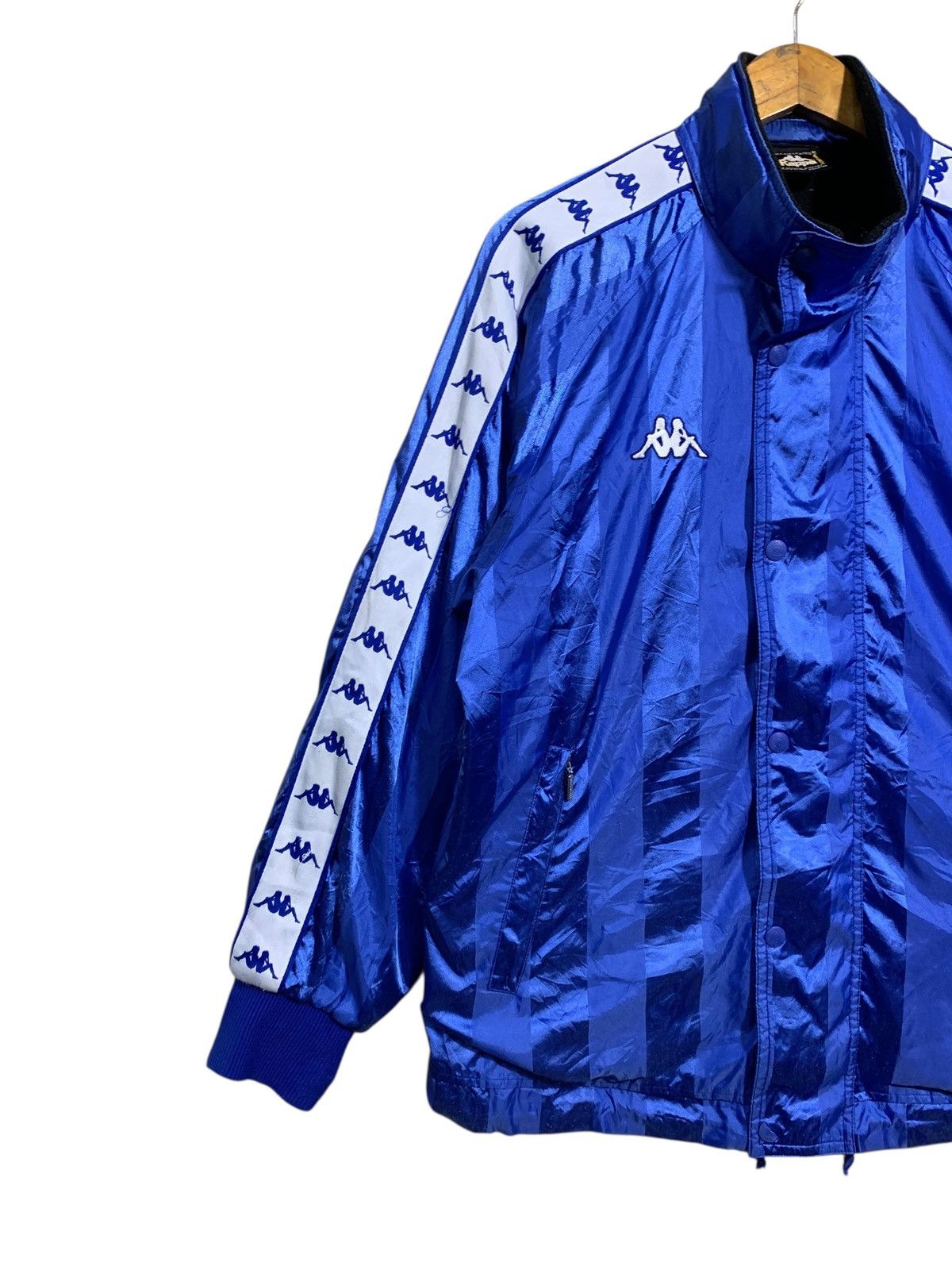 Kappa 🔥VTG KAPPA SIDETAPE BLUE TRACKTOP Size US M / EU 48-50 / 2 - 3 Thumbnail