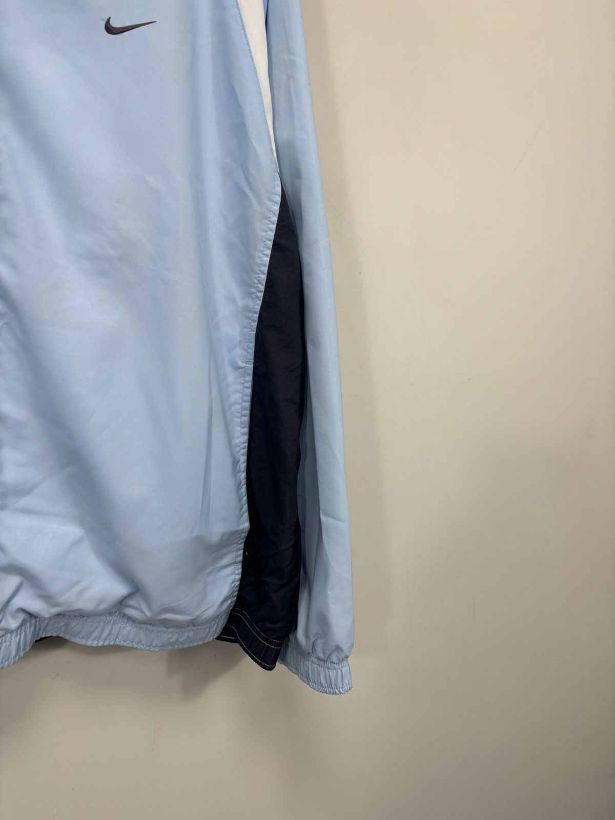 Nike Vintage Nike Y2K Baby Blue Retro Swoosh Hype Track Jacket Size US XXL / EU 58 / 5 - 9 Thumbnail