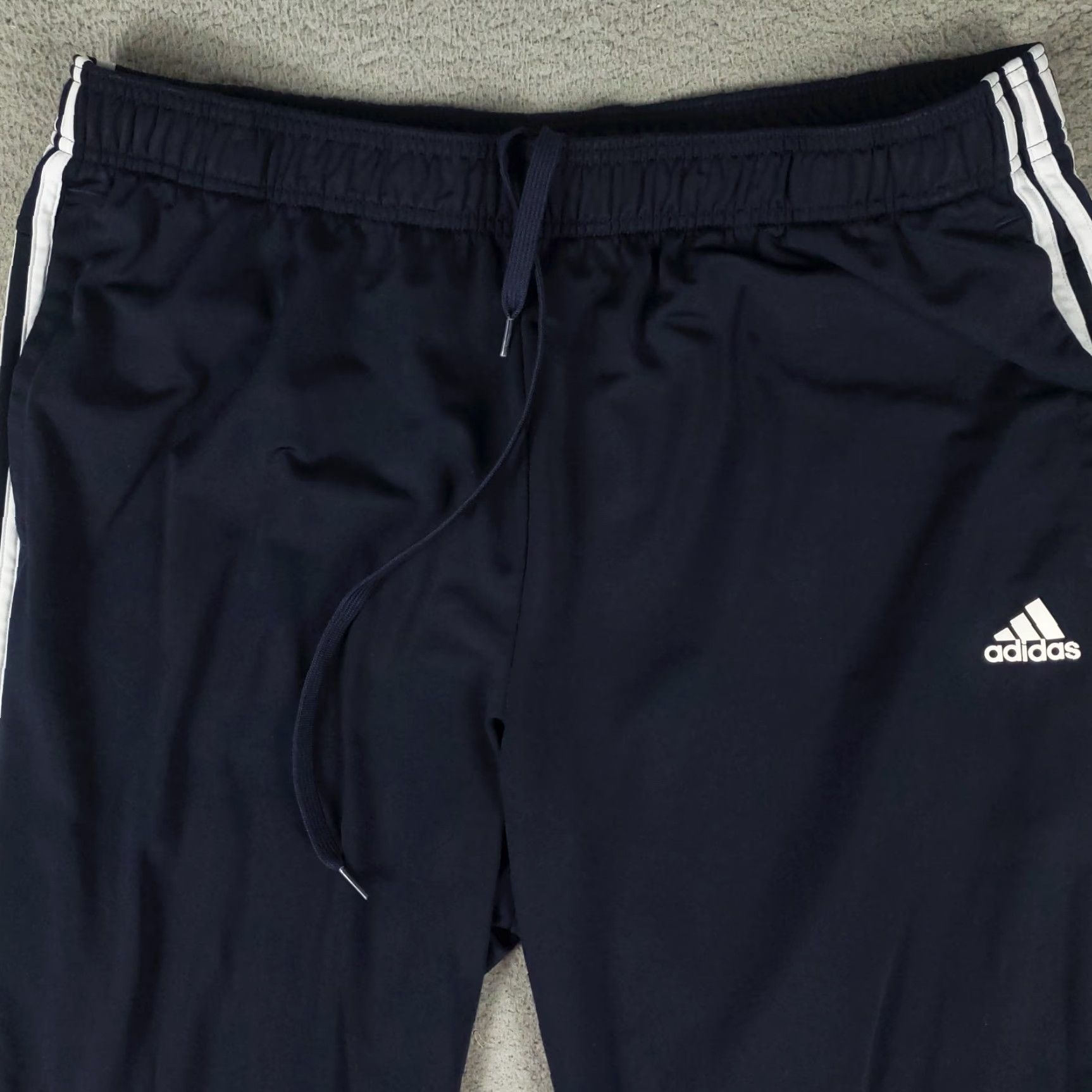 Adidas Adidas Pants Mens 2XL Navy Blue Training Track Sweatpants Joggers Size US 39 - 2 Thumbnail