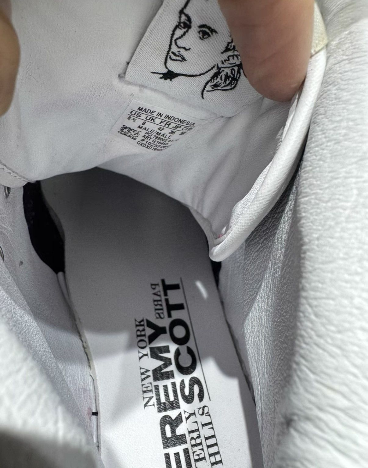 Adidas Adidas x Jeremy Scott Triple Tongue Panda K37 Size US 8.5 / EU 41-42 - 6 Thumbnail
