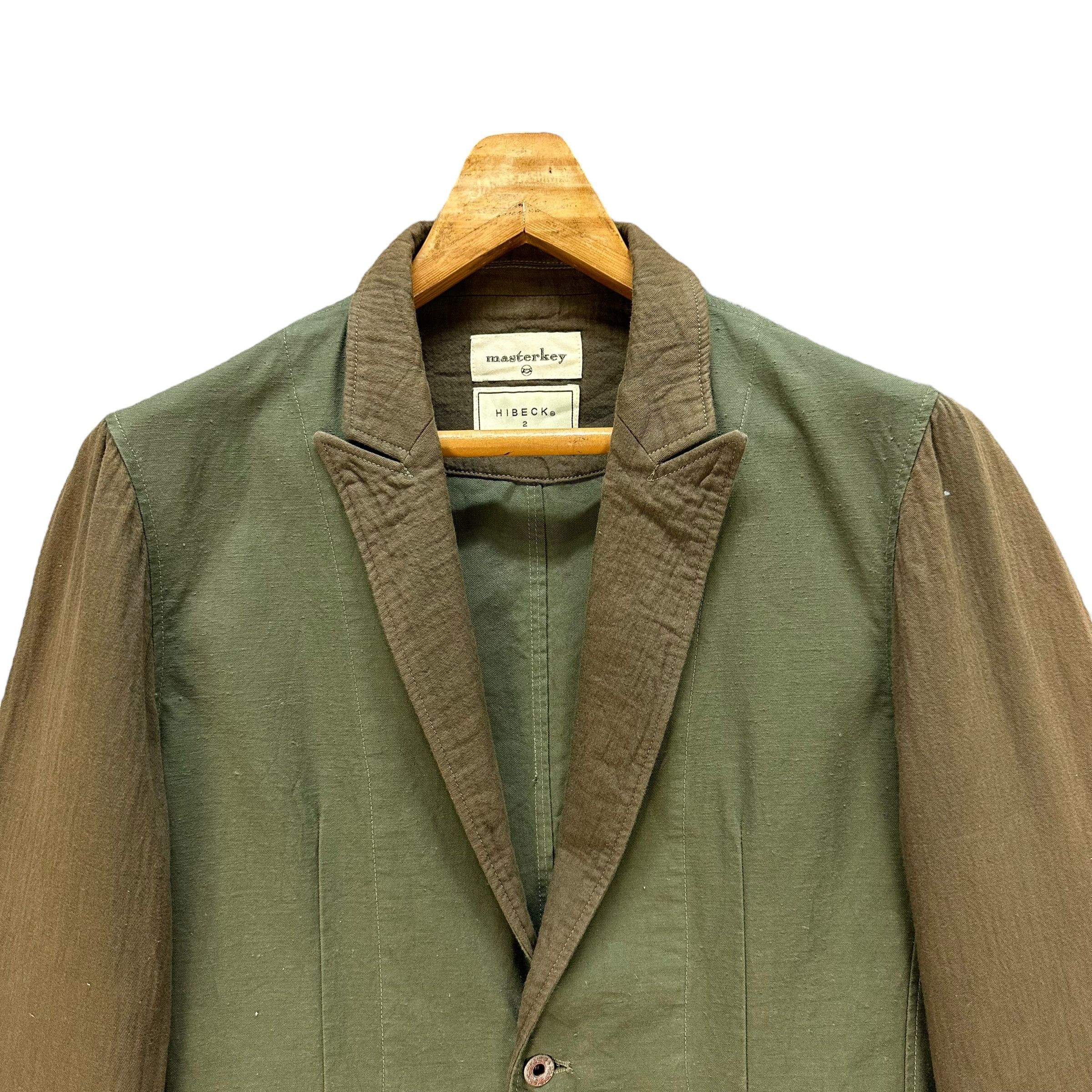 Japanese Brand MASTERKEY X HIBECK Nice Design Casual Jacket #80-1445 Size US S / EU 44-46 / 1 - 2 Thumbnail