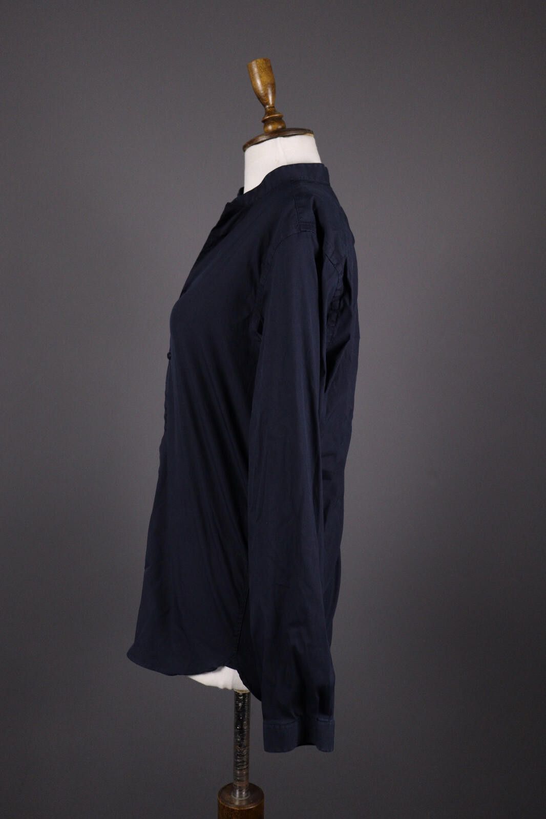 The Kooples The Kooples Fitted Navy Black Long Sleeve Blouse Shirt Size M / US 6-8 / IT 42-44 - 4 Thumbnail