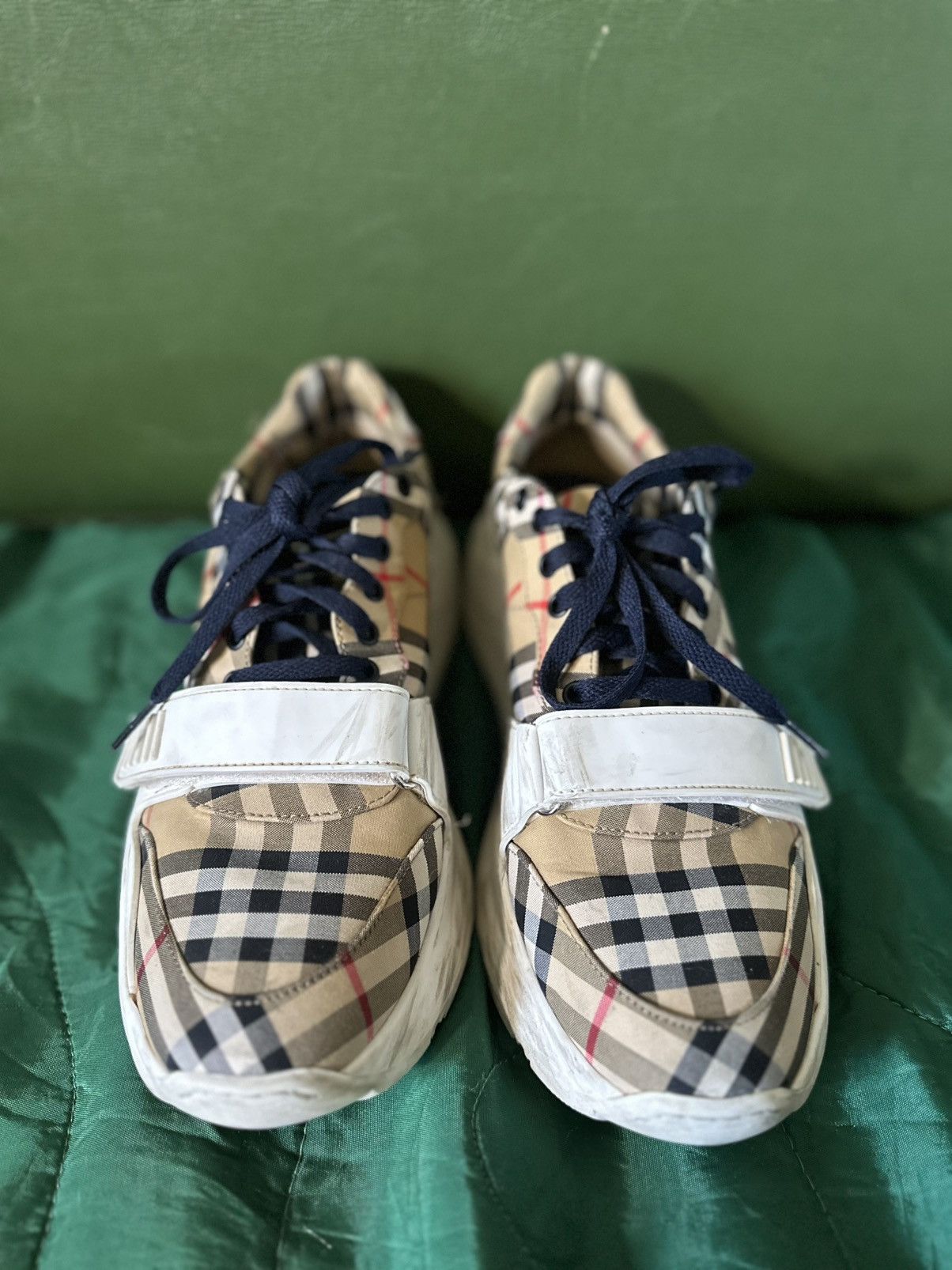 Burberry Burberry Regis Check Sneakers Size US 11 / EU 44 - 8 Thumbnail