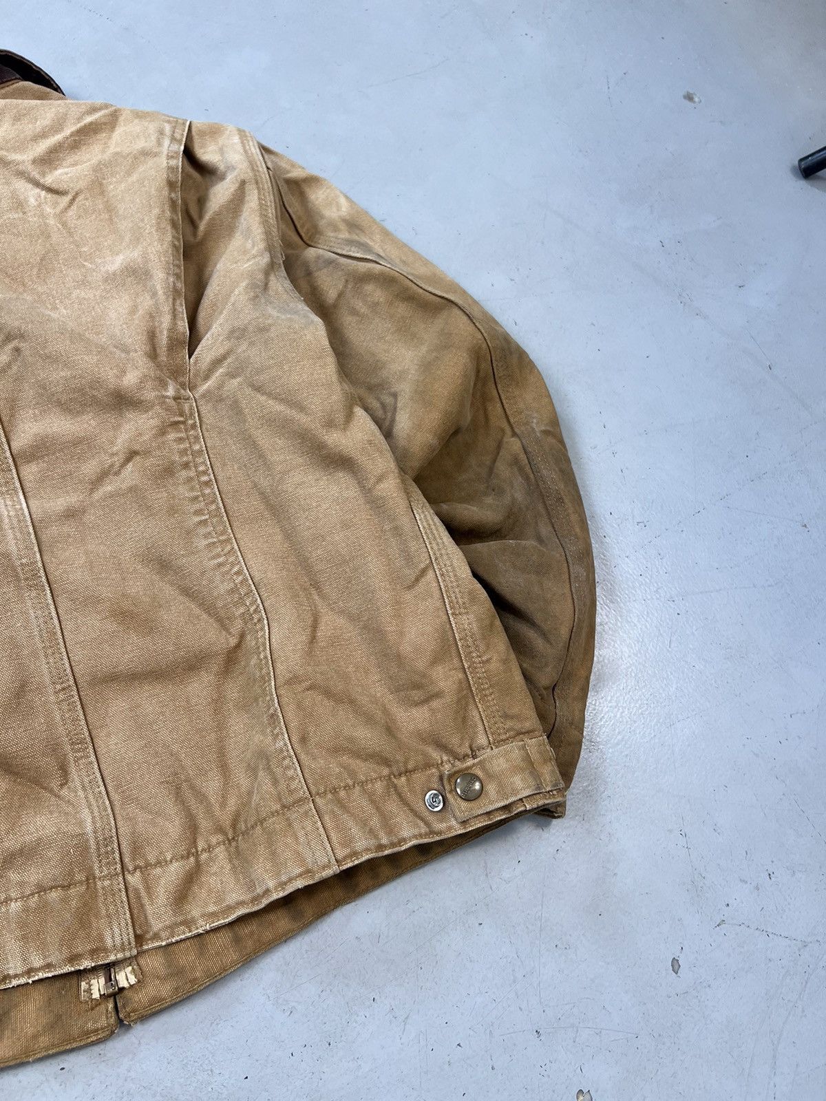 Carhartt Tan Vintage Carhartt Detroit jacket Size L / US 10 / IT 46 - 12 Thumbnail