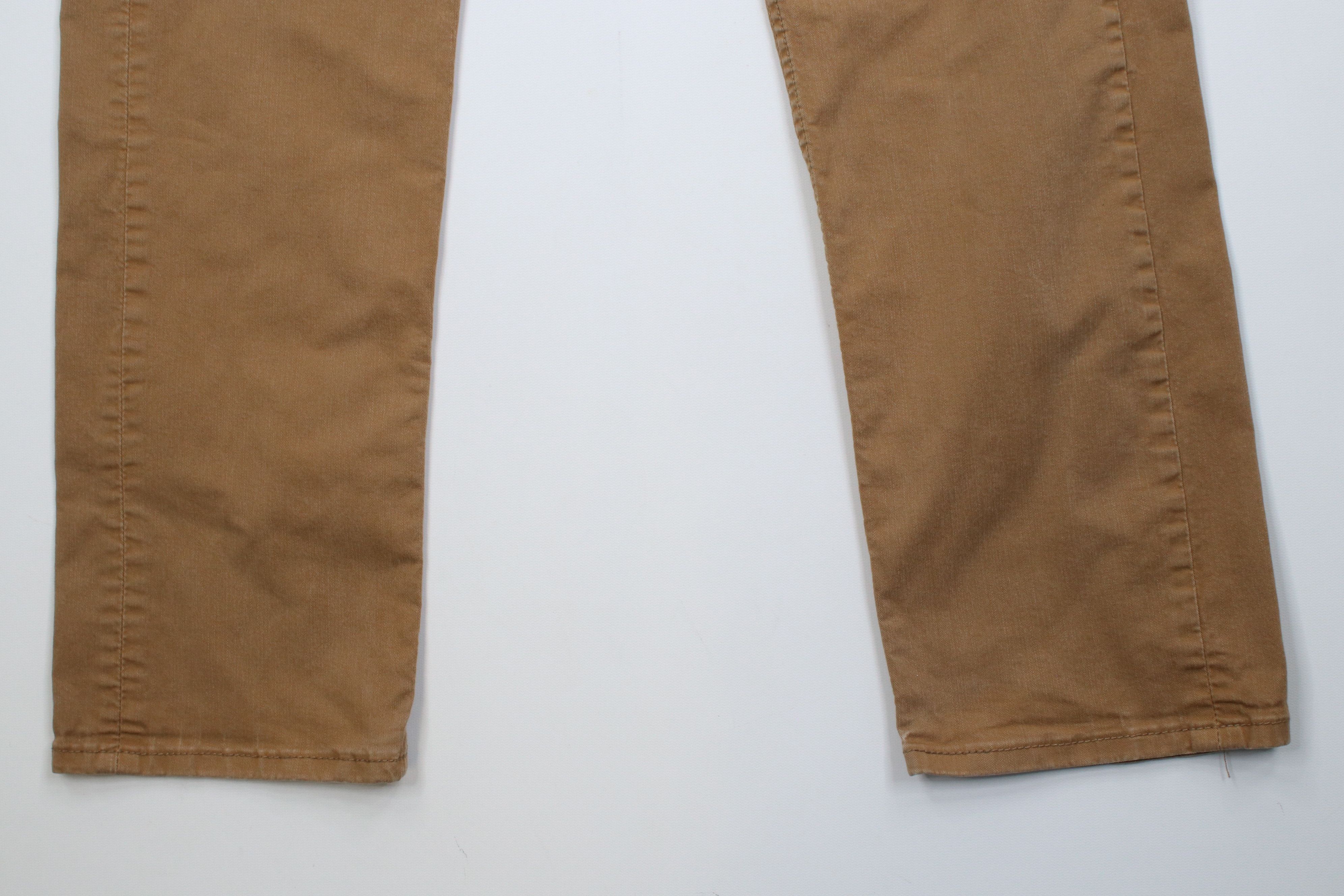 Levi's Vintage Y2K Levis 505 Regular Fit Straight Leg Jeans Brown Size US 33 - 4 Thumbnail