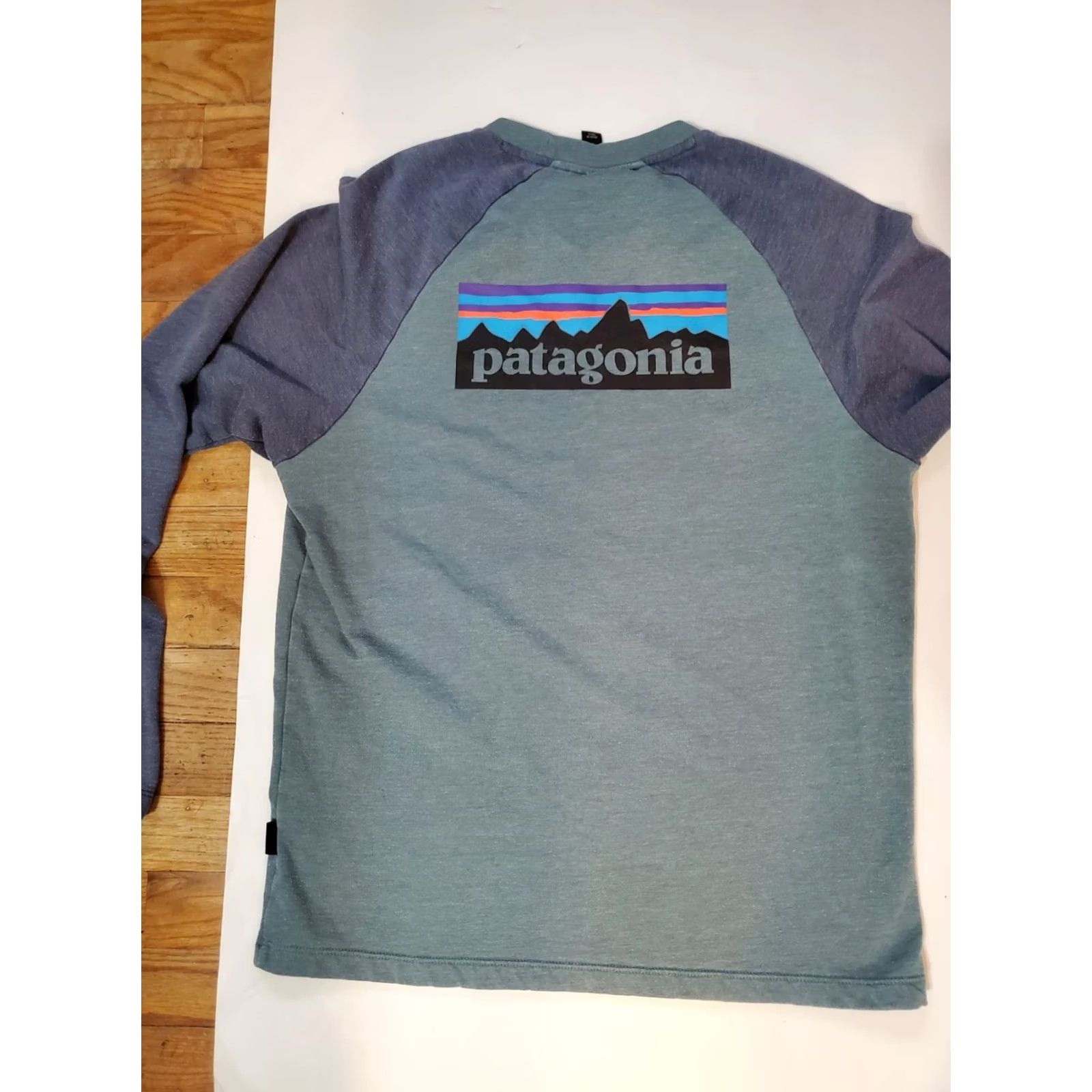 Patagonia Patagonia Sweatshirt Logo Men's M Blue Crew Neck Lightweight Organic Cotton Polyester Fitz Roy Outdoor Size US M / EU 48-50 / 2 - 8 Thumbnail