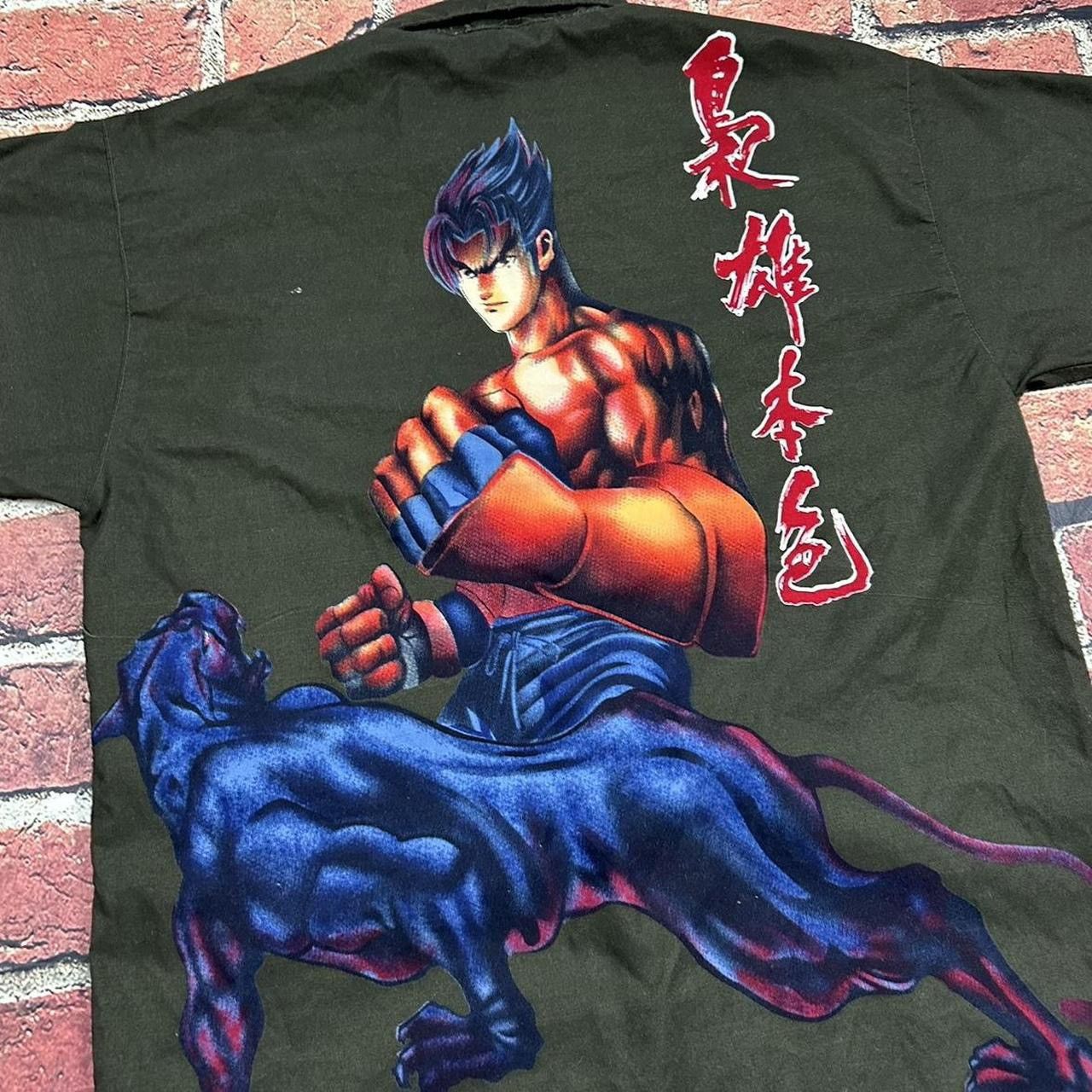 Dragonfly Y2K Reliq Japanese Anime Black Panther Short Sleeve Shirt Size US XL / EU 56 / 4 - 4 Thumbnail