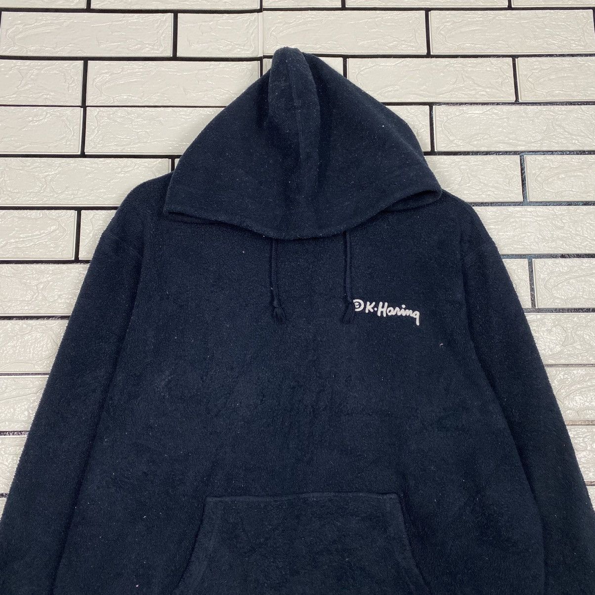 Japanese Brand 📌Pull Over Hoodie Keith Haring Big Logo Size US L / EU 52-54 / 3 - 4 Thumbnail