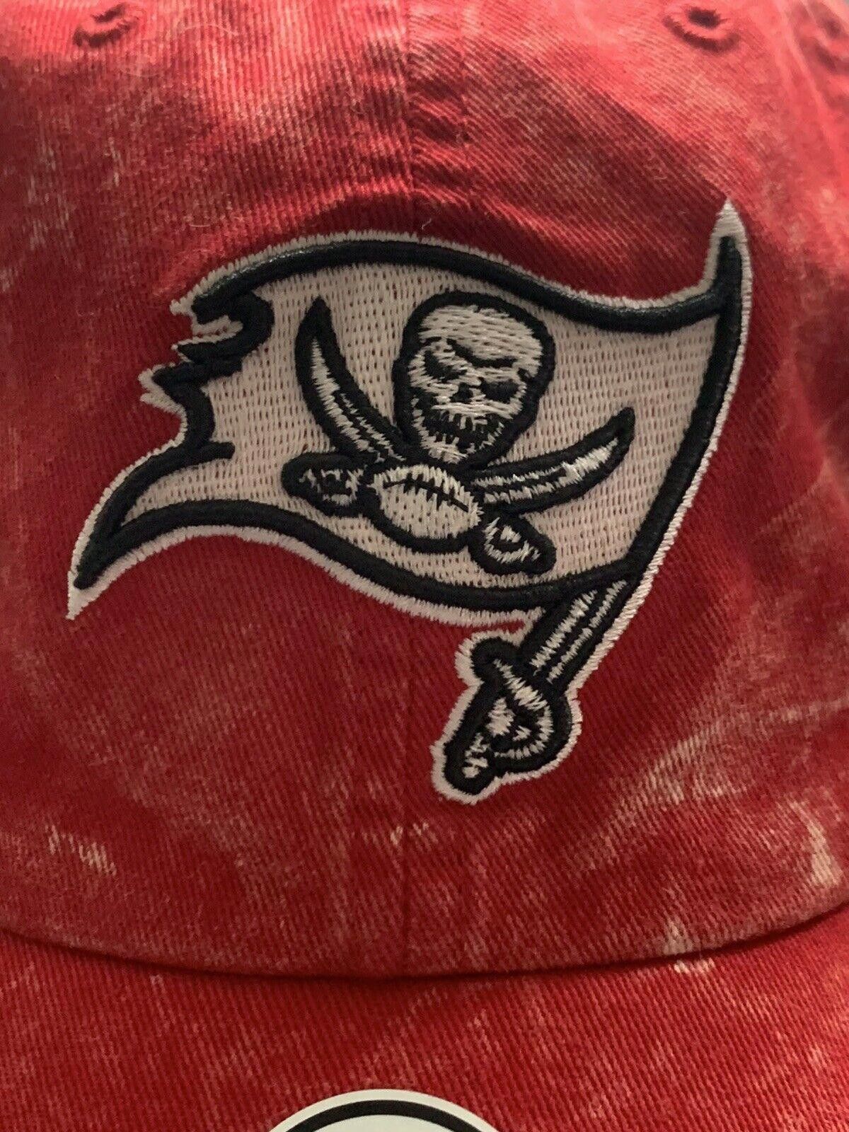 47 Brand Tampa Bay Buccaneers Red Adjustable Strap Hat Cap Tye Die Size ONE SIZE - 2 Thumbnail